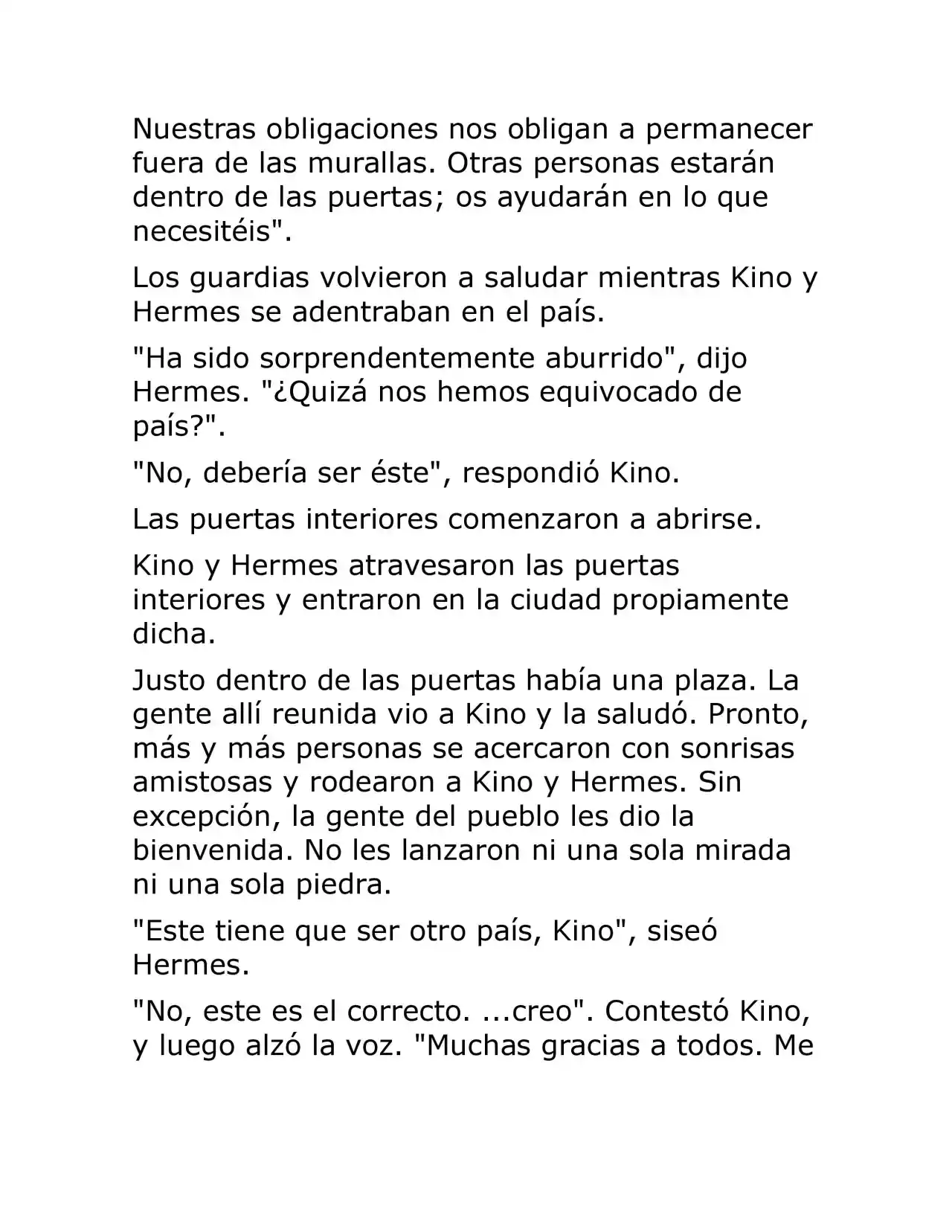 Kino No Tabi: The Beautiful World (Novela) - Capítulo 14 - Página 7 - LectorTMOo