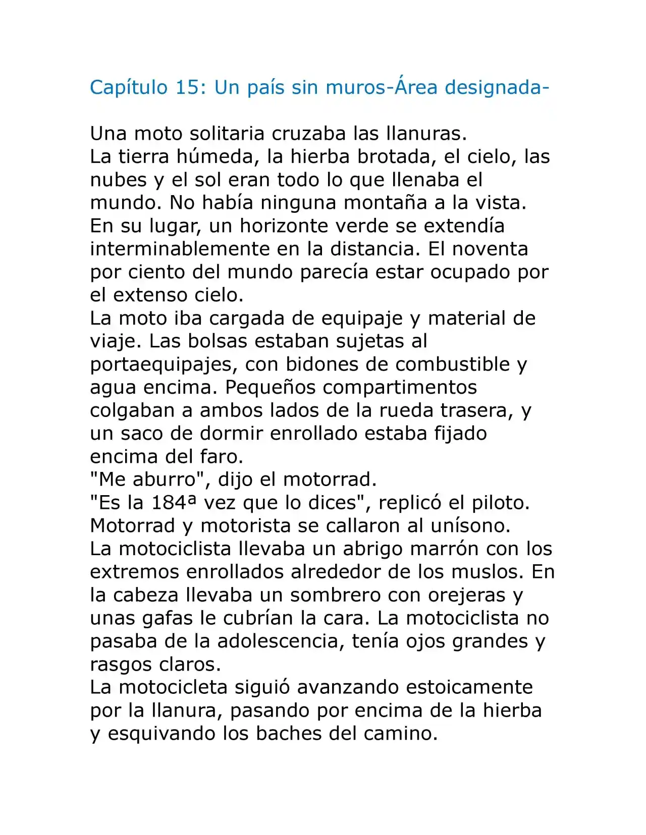 Kino No Tabi: The Beautiful World (Novela) - Capítulo 15 - Página 2 - LectorTMOo
