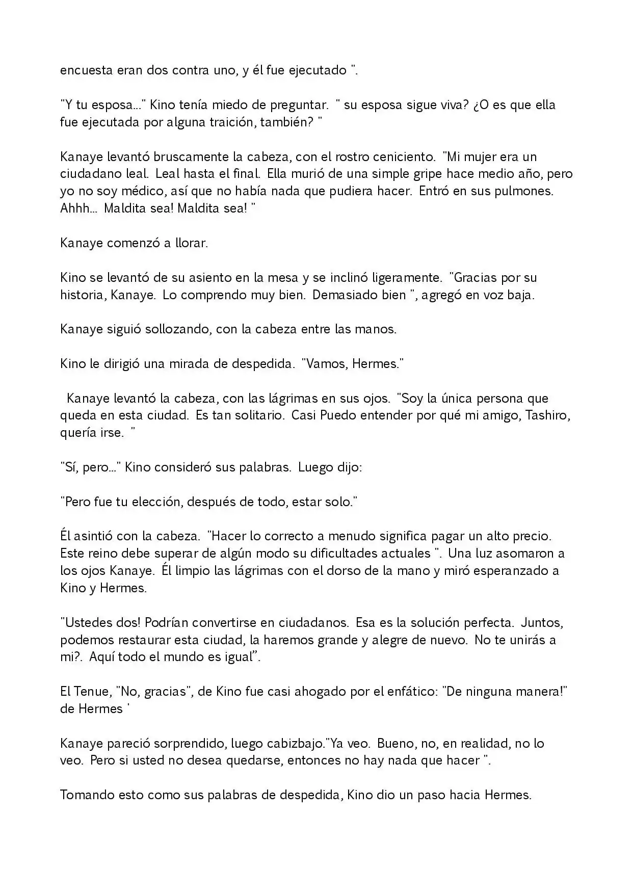 Kino No Tabi: The Beautiful World (Novela) - Capítulo 2 - Página 16 - LectorTMOo