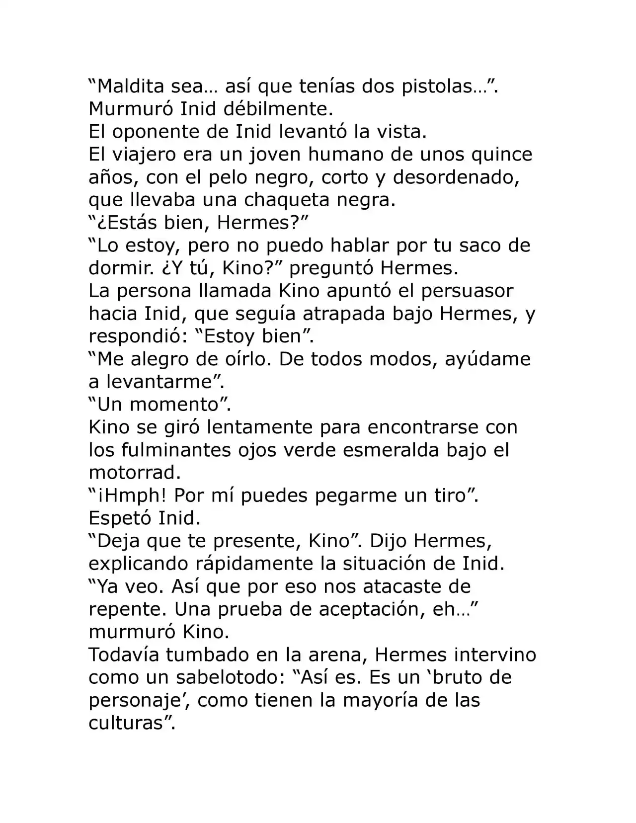 Kino No Tabi: The Beautiful World (Novela) - Capítulo 20 - Página 11 - LectorTMOo