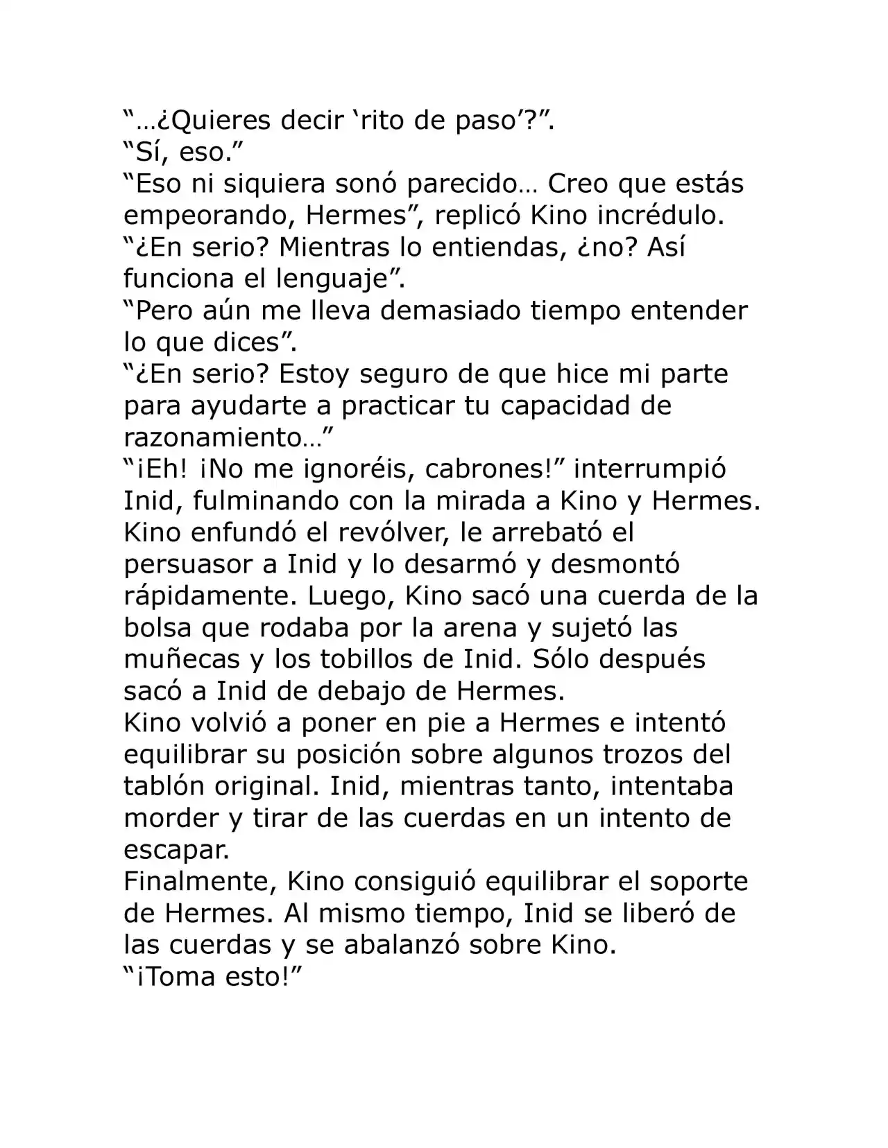 Kino No Tabi: The Beautiful World (Novela) - Capítulo 20 - Página 12 - LectorTMOo