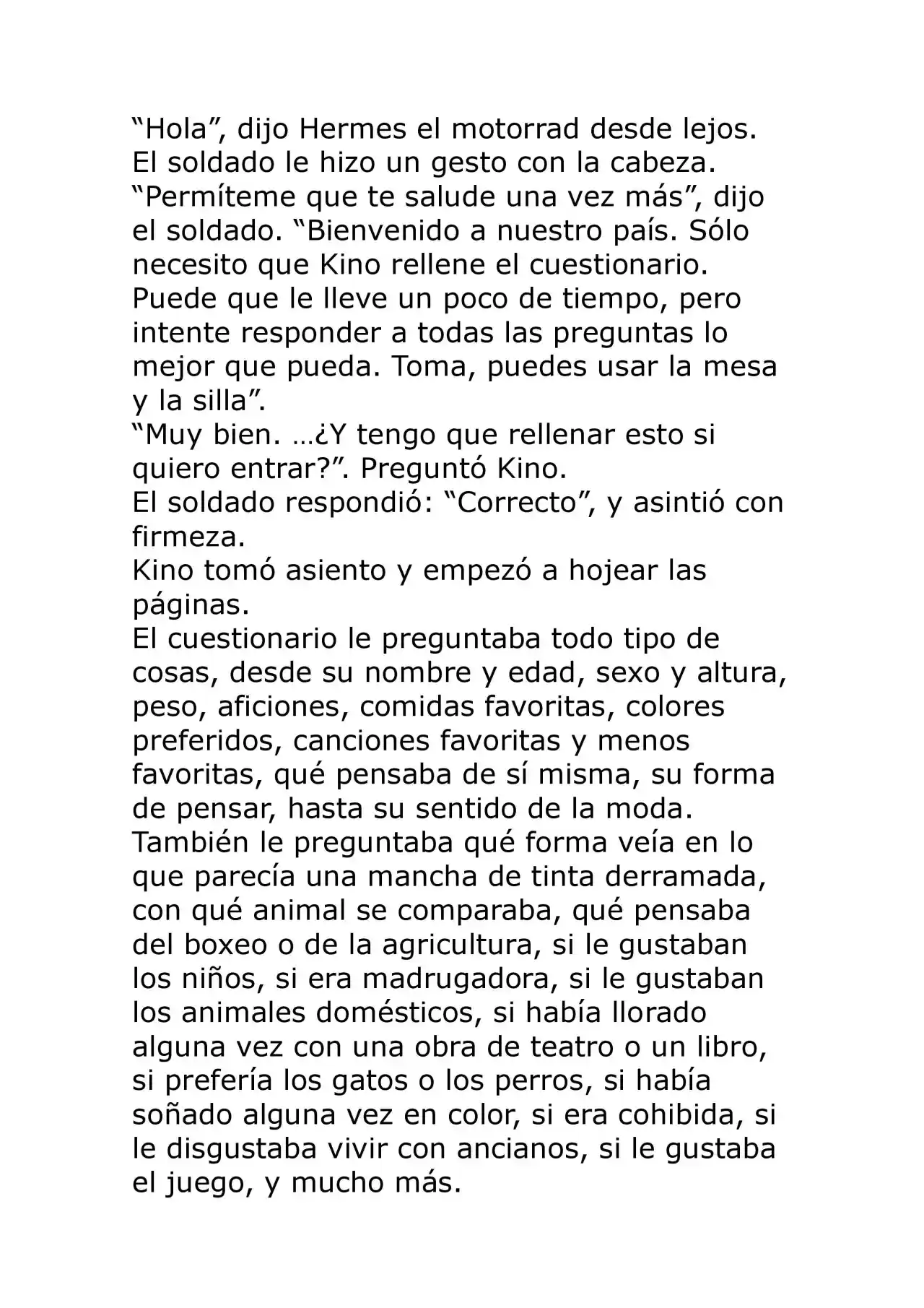 Kino No Tabi: The Beautiful World (Novela) - Capítulo 21 - Página 3 - LectorTMOo