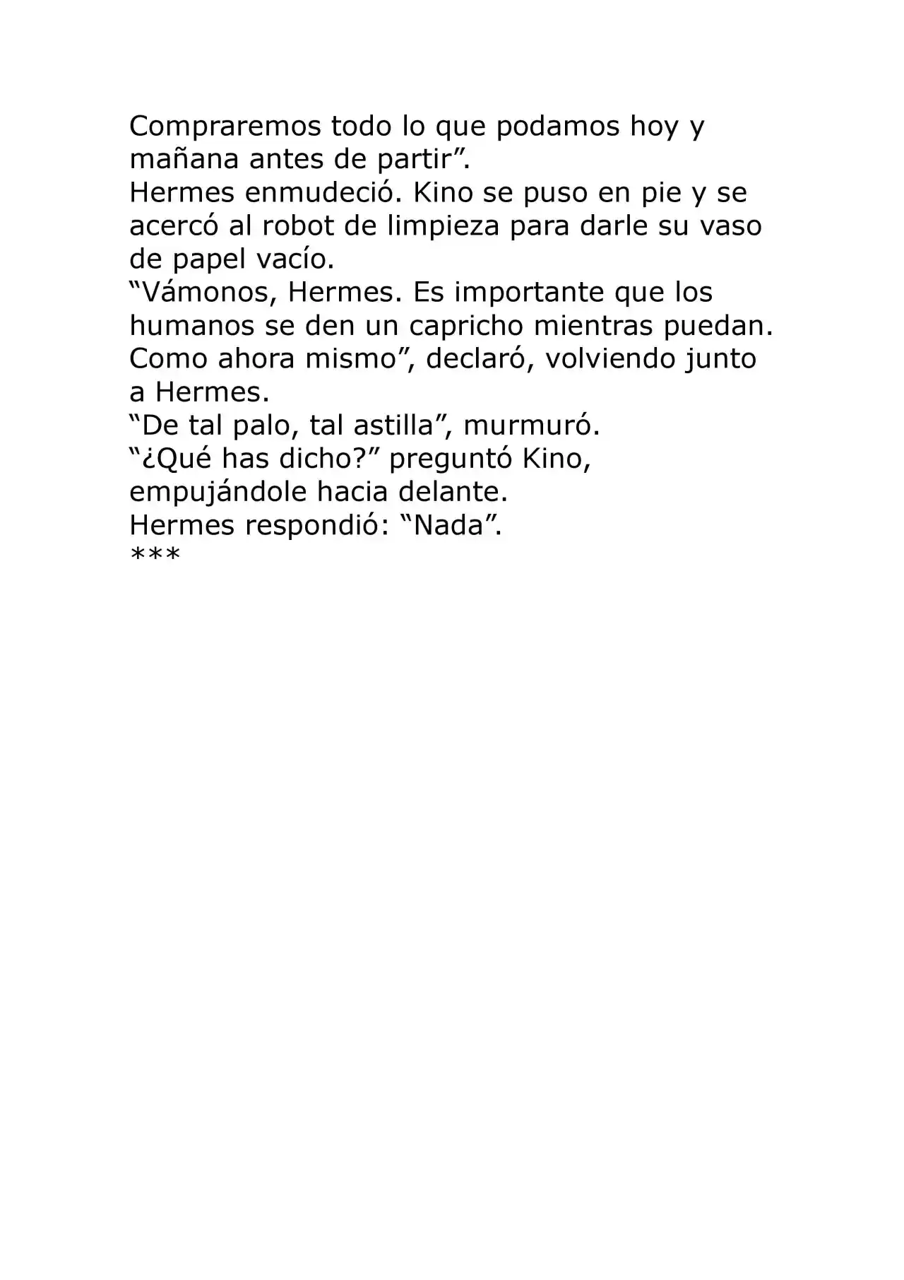 Kino No Tabi: The Beautiful World (Novela) - Capítulo 23 - Página 15 - LectorTMOo