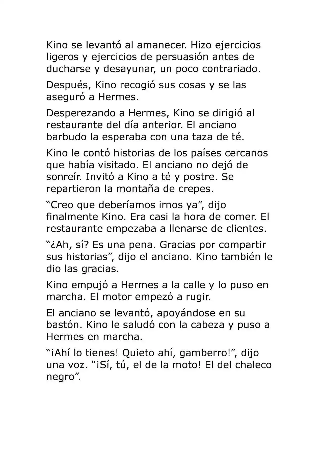 Kino No Tabi: The Beautiful World (Novela) - Capítulo 30 - Página 14 - LectorTMOo