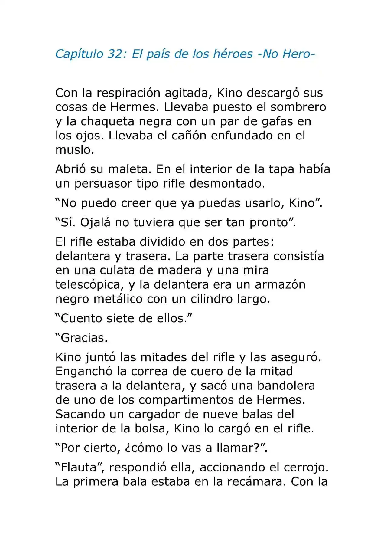 Kino No Tabi: The Beautiful World (Novela) - Capítulo 32 - Página 2 - LectorTMOo