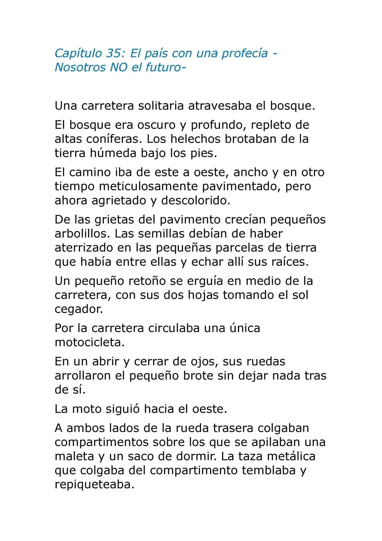 Kino No Tabi: The Beautiful World (Novela) - Capítulo 35 - Página 2 - LectorTMOo