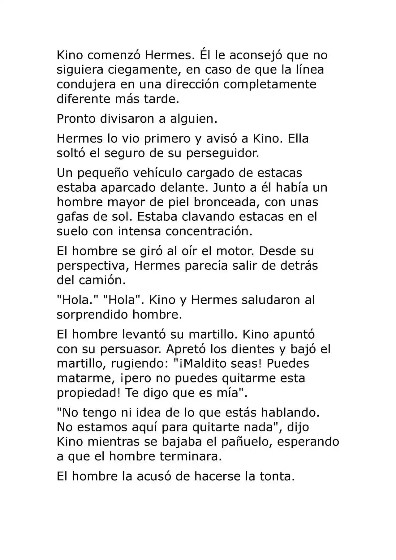 Kino No Tabi: The Beautiful World (Novela) - Capítulo 37 - Página 8 - LectorTMOo