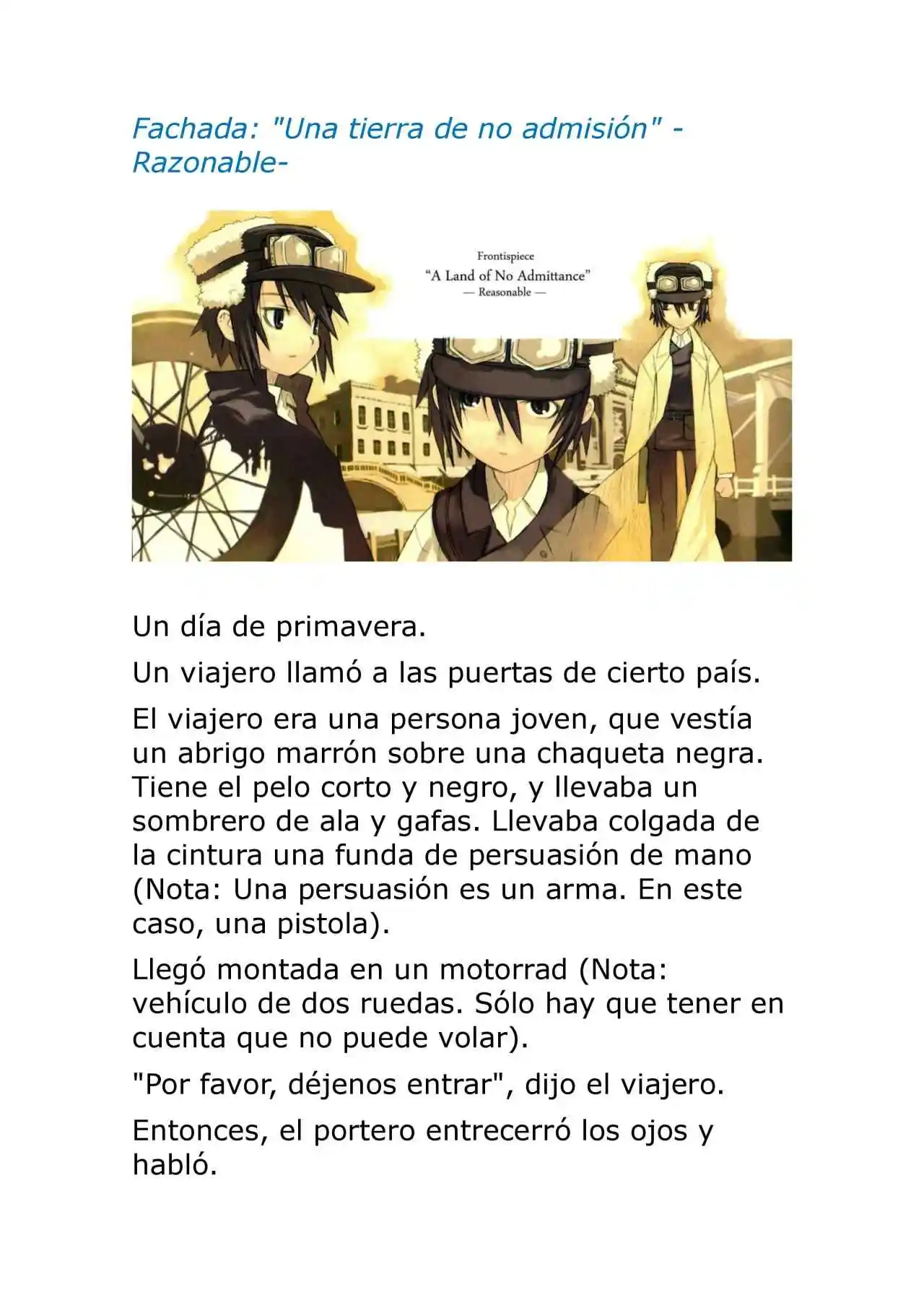Kino No Tabi: The Beautiful World (Novela) - Capítulo 38.60 - Página 6 - LectorTMOo