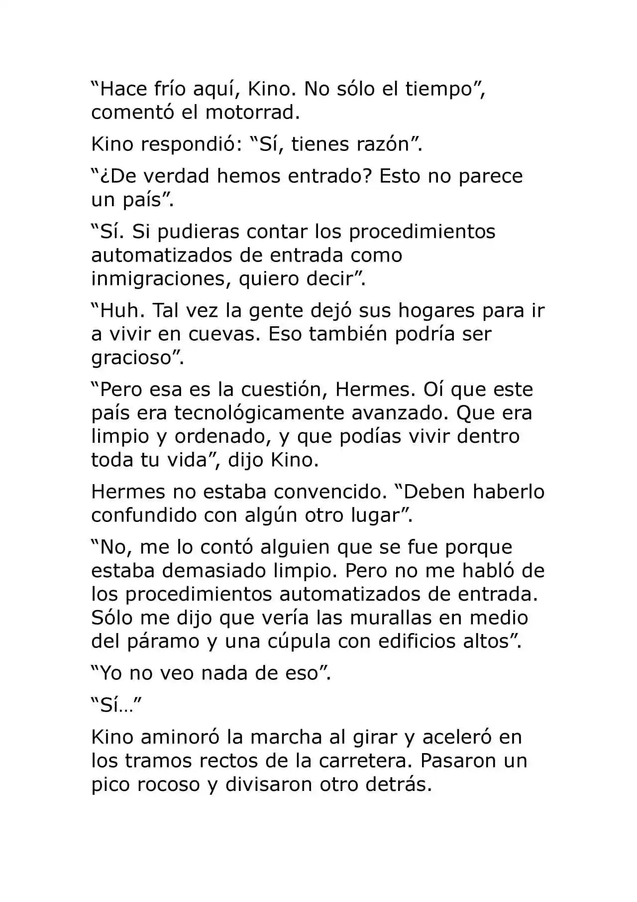 Kino No Tabi: The Beautiful World (Novela) - Capítulo 38 - Página 3 - LectorTMOo