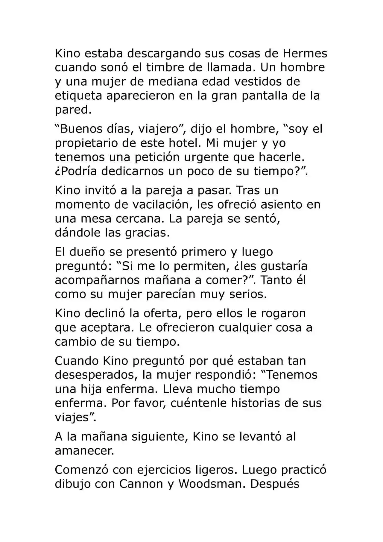 Kino No Tabi: The Beautiful World (Novela) - Capítulo 38 - Página 10 - LectorTMOo