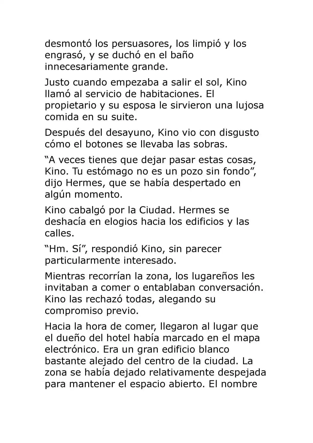 Kino No Tabi: The Beautiful World (Novela) - Capítulo 38 - Página 11 - LectorTMOo