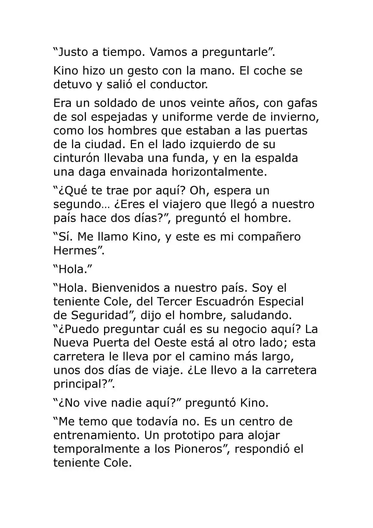 Kino No Tabi: The Beautiful World (Novela) - Capítulo 38 - Página 26 - LectorTMOo