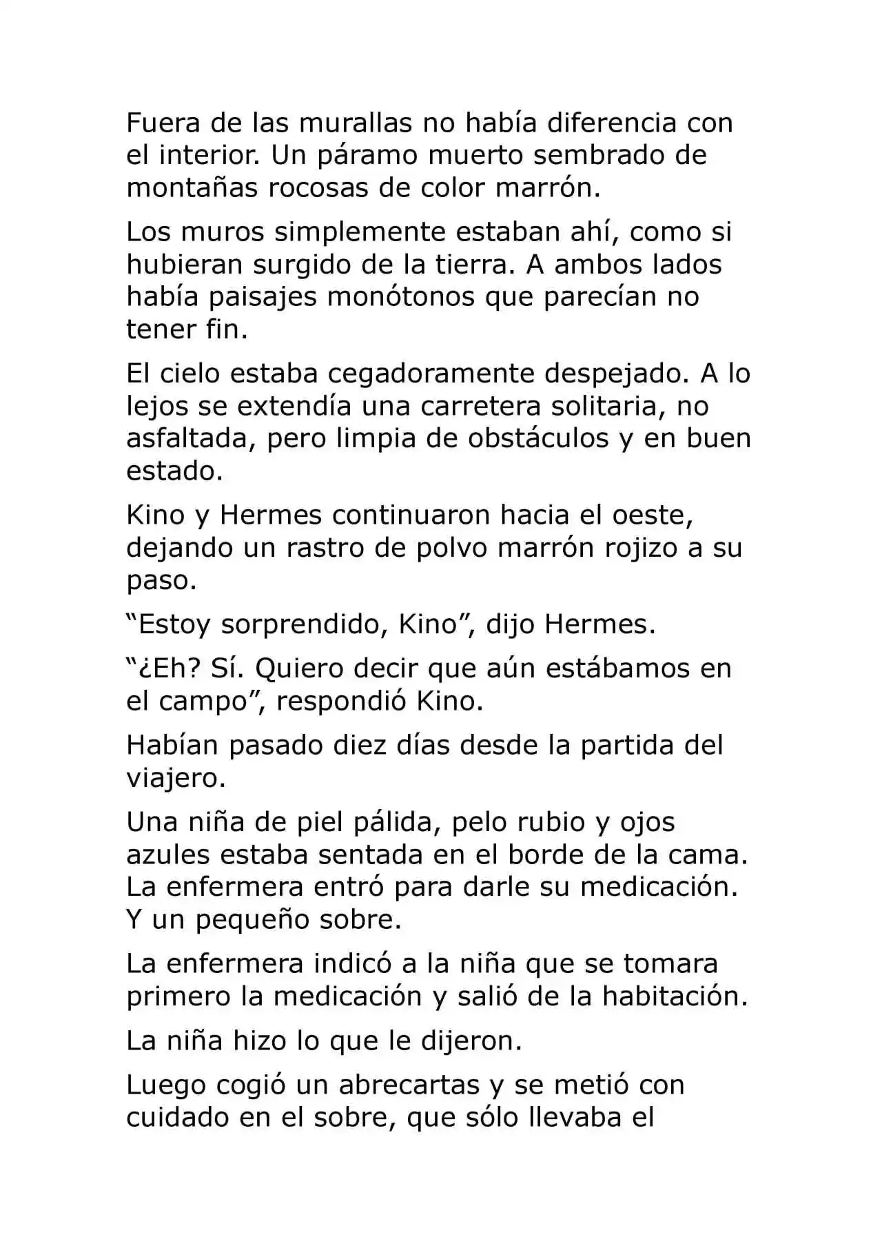Kino No Tabi: The Beautiful World (Novela) - Capítulo 38 - Página 34 - LectorTMOo