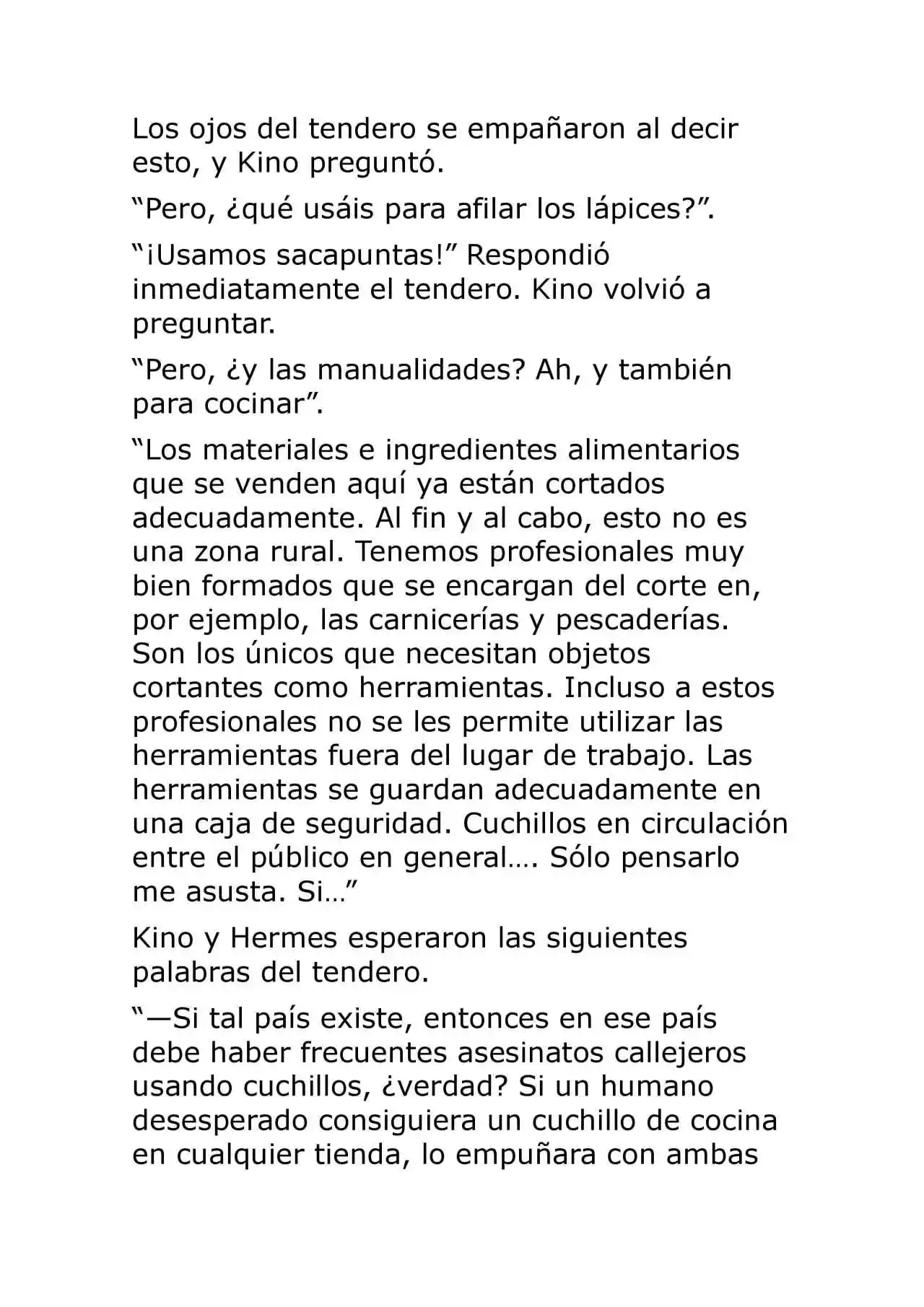 Kino No Tabi: The Beautiful World (Novela) - Capítulo 44 - Página 24 - LectorTMOo