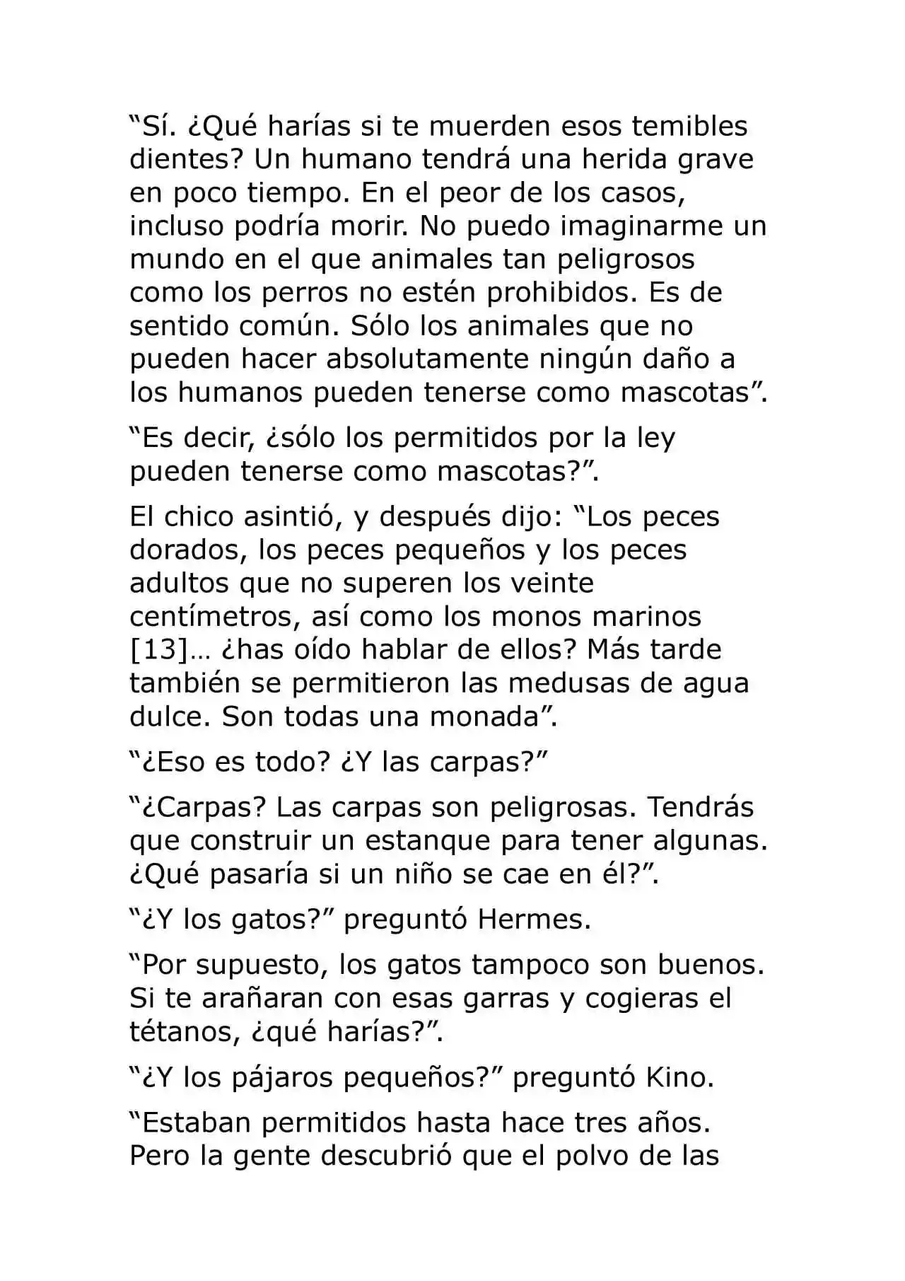 Kino No Tabi: The Beautiful World (Novela) - Capítulo 44 - Página 35 - LectorTMOo