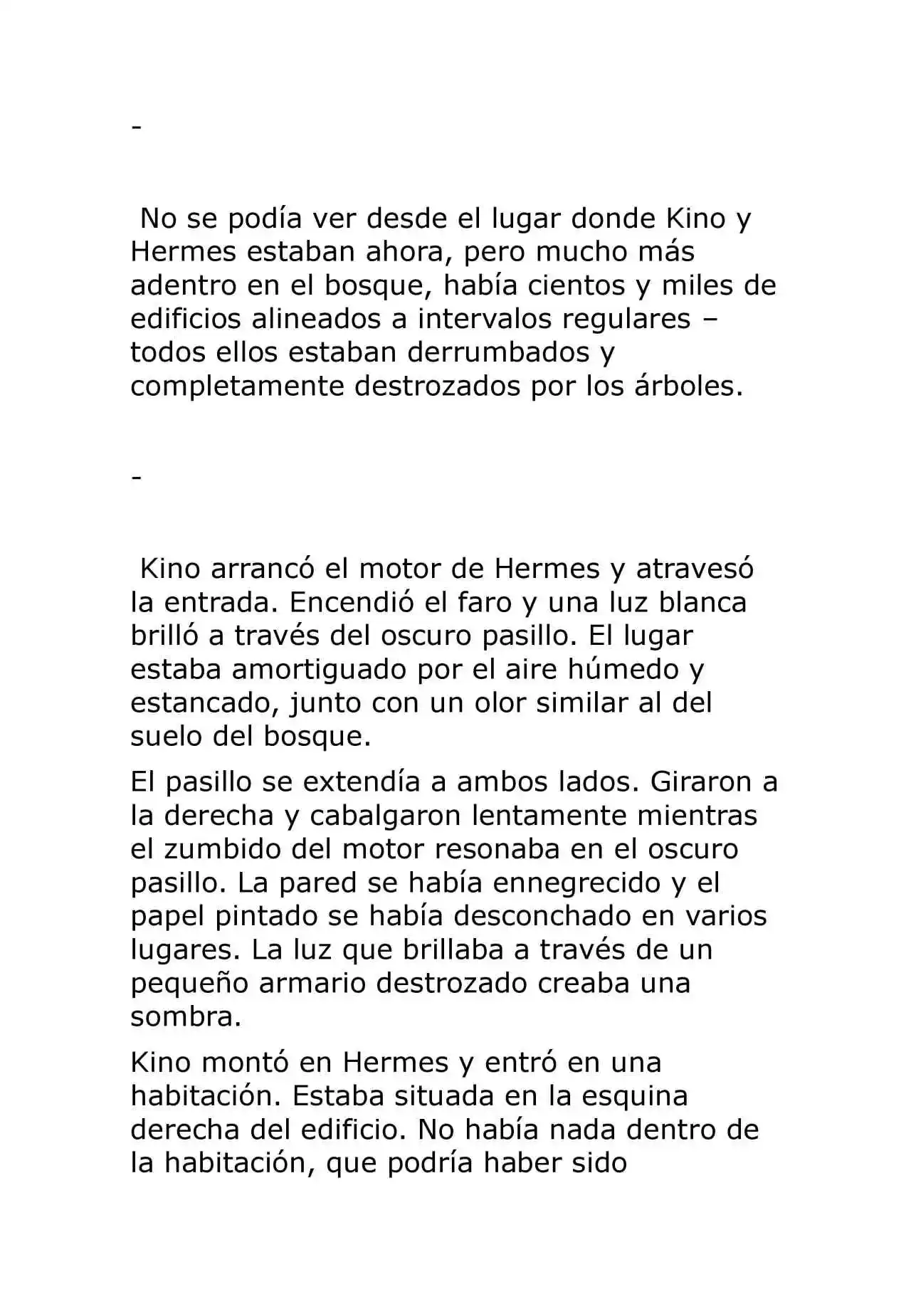 Kino No Tabi: The Beautiful World (Novela) - Capítulo 45 - Página 6 - LectorTMOo