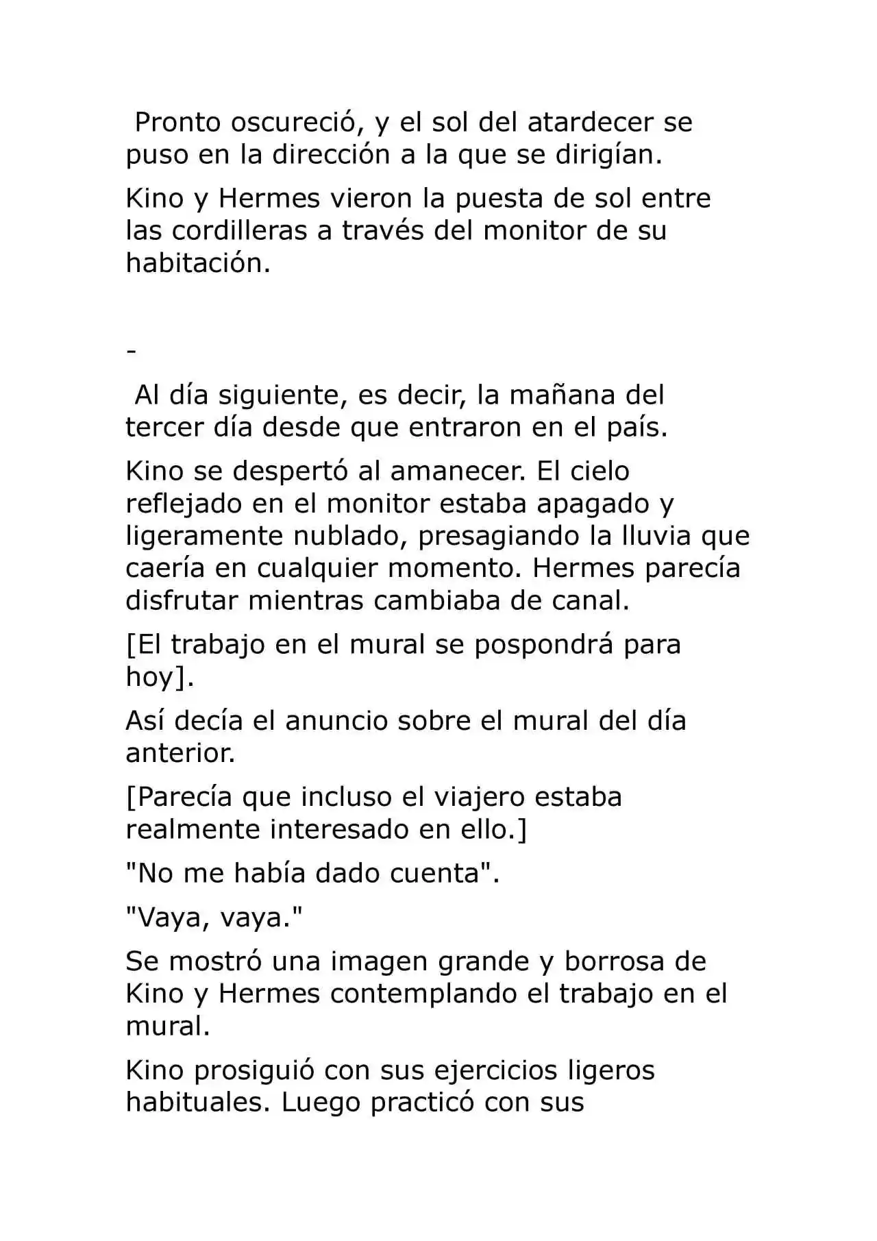Kino No Tabi: The Beautiful World (Novela) - Capítulo 47 - Página 24 - LectorTMOo