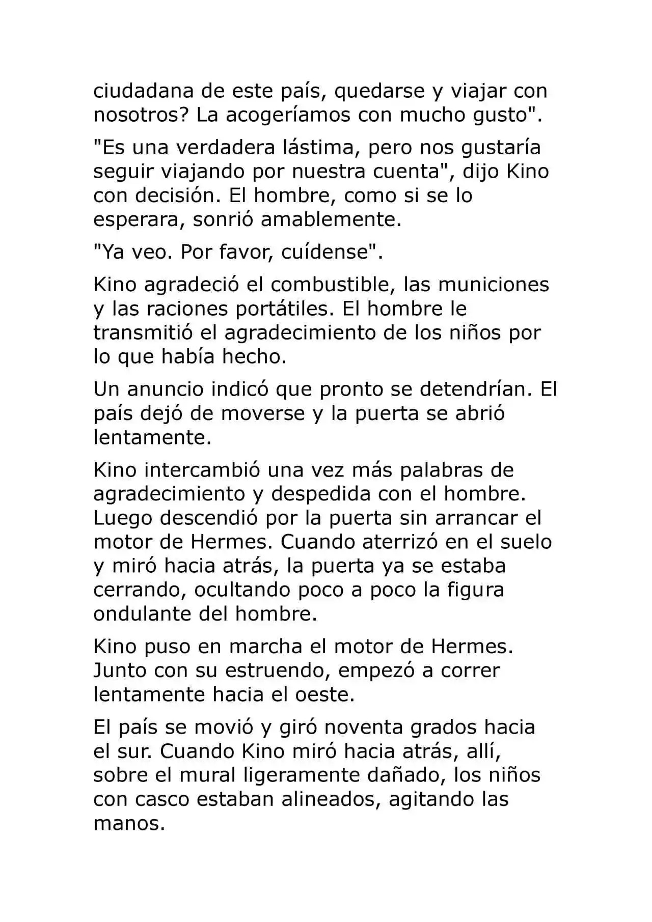 Kino No Tabi: The Beautiful World (Novela) - Capítulo 47 - Página 44 - LectorTMOo