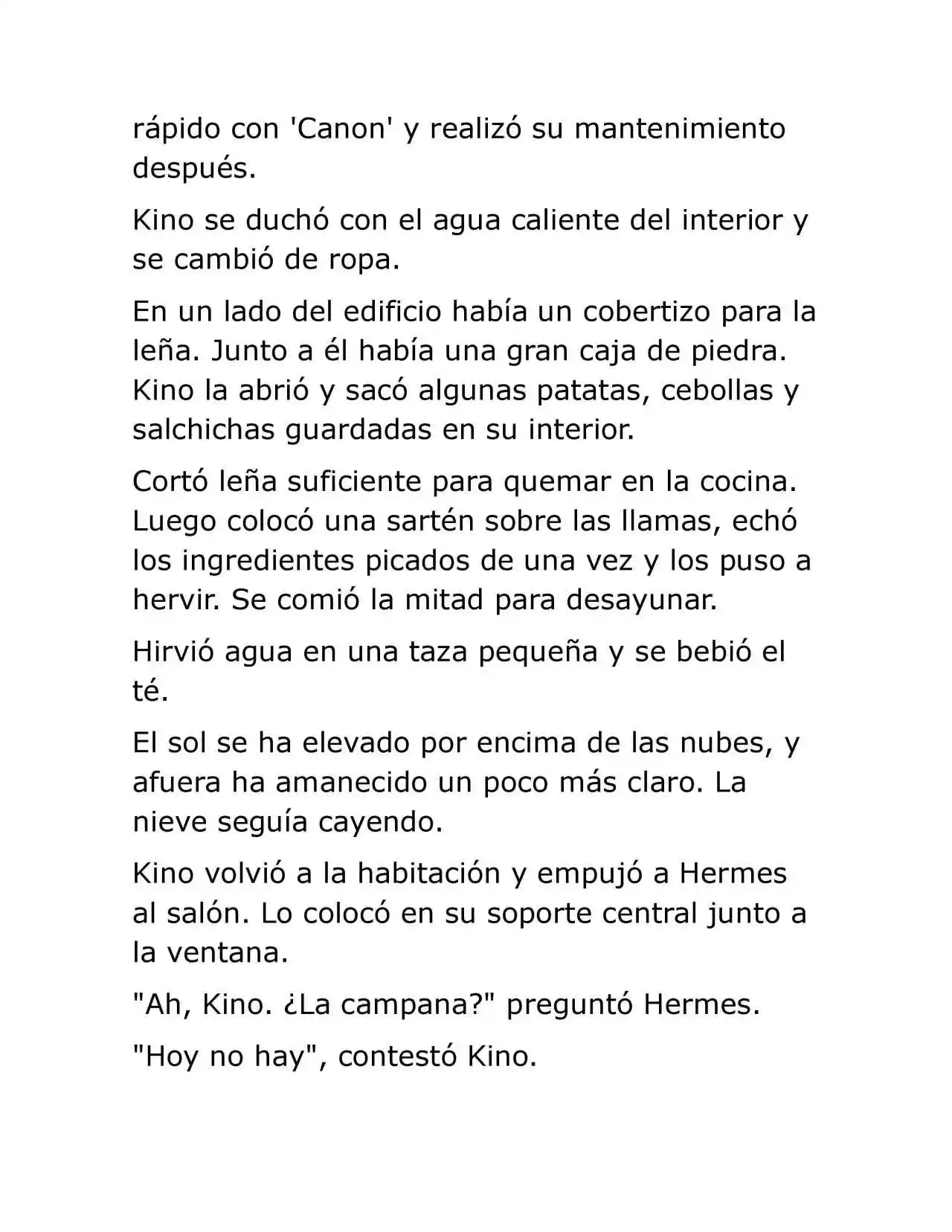 Kino No Tabi: The Beautiful World (Novela) - Capítulo 50 - Página 13 - LectorTMOo