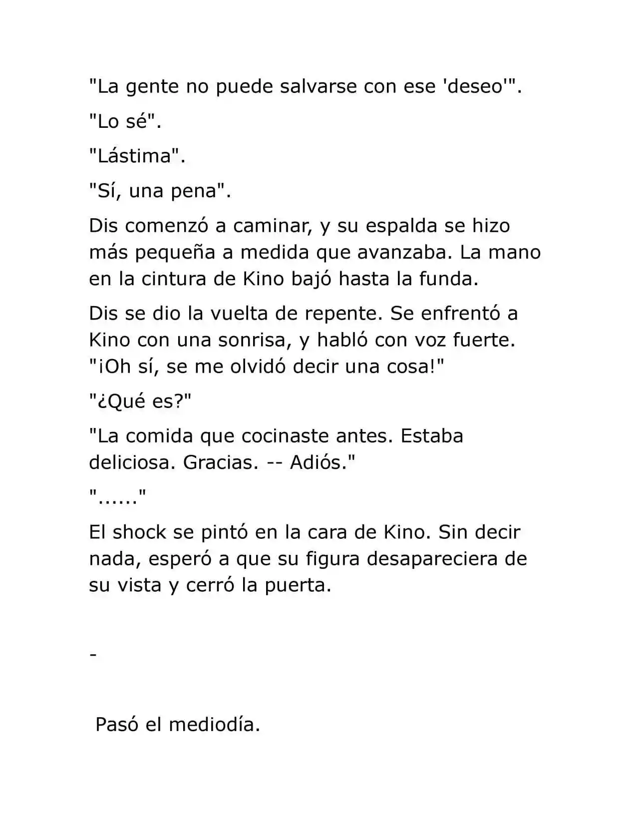 Kino No Tabi: The Beautiful World (Novela) - Capítulo 50 - Página 36 - LectorTMOo