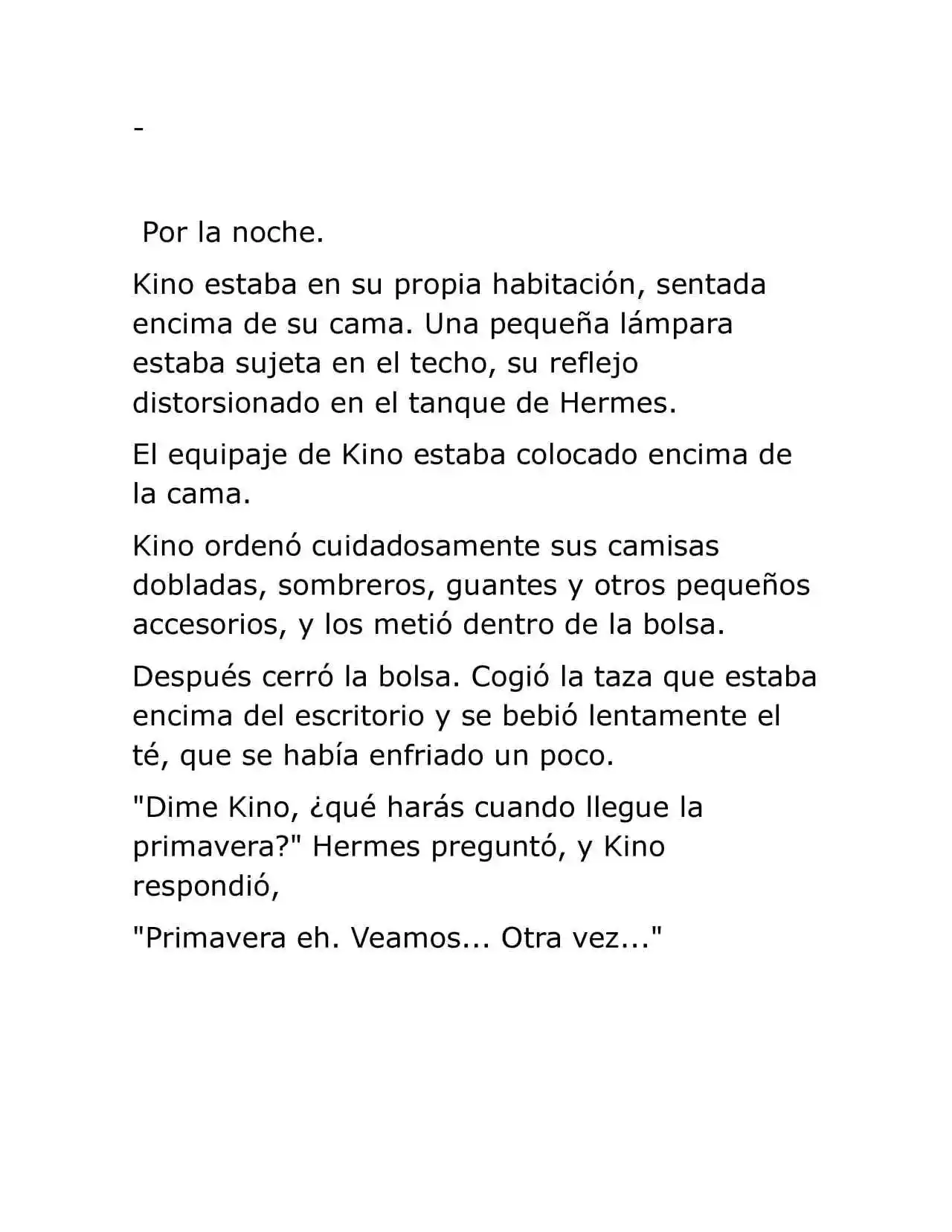Kino No Tabi: The Beautiful World (Novela) - Capítulo 50 - Página 42 - LectorTMOo