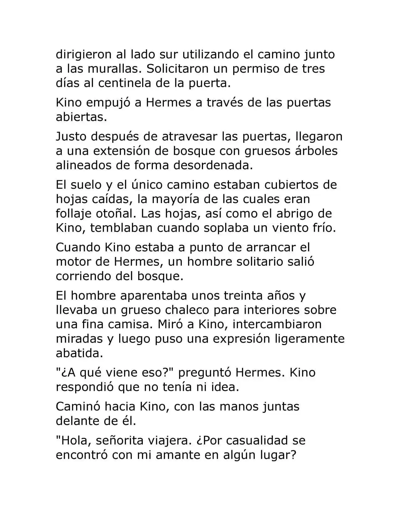 Kino No Tabi: The Beautiful World (Novela) - Capítulo 52 - Página 2 - LectorTMOo