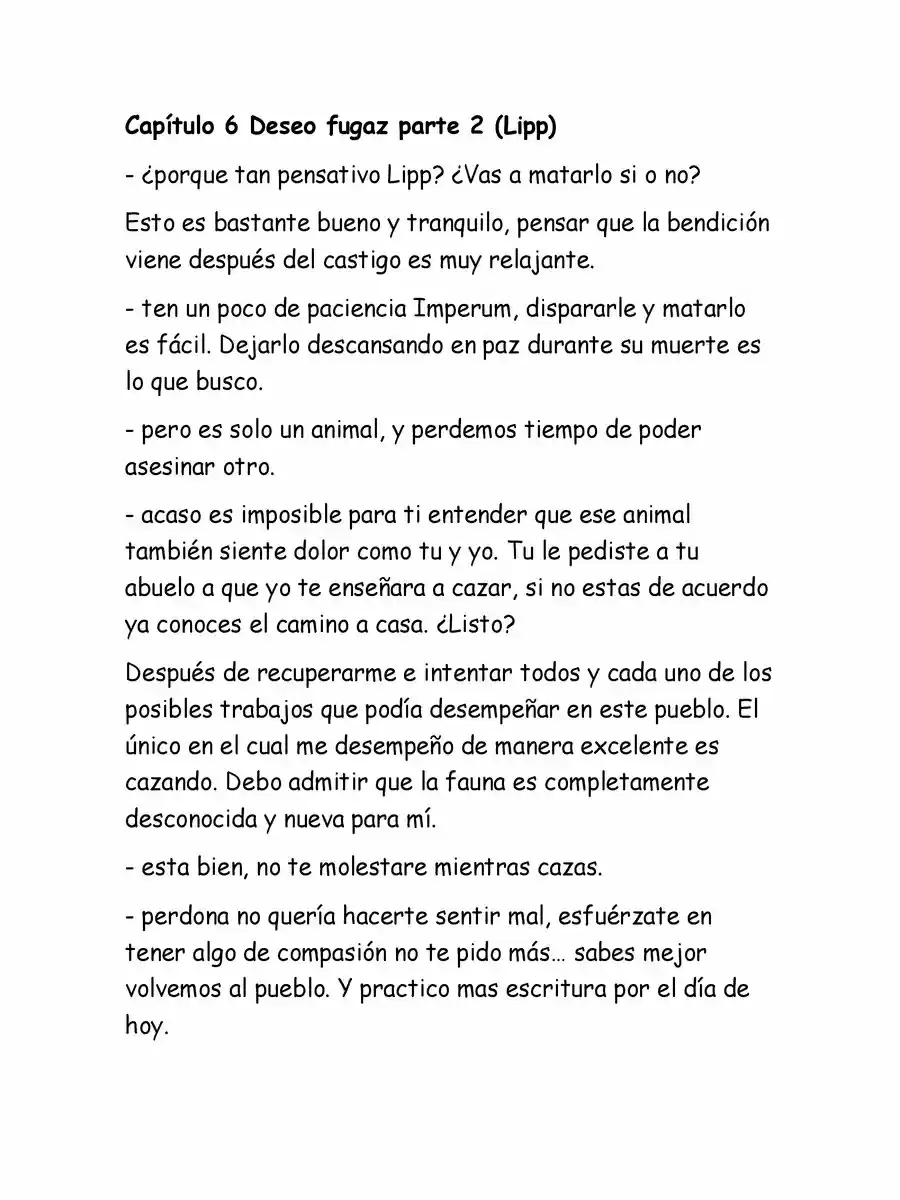 Kioh No Goraku (Novela) - Capítulo 6 - Página 1 - LectorTMOo