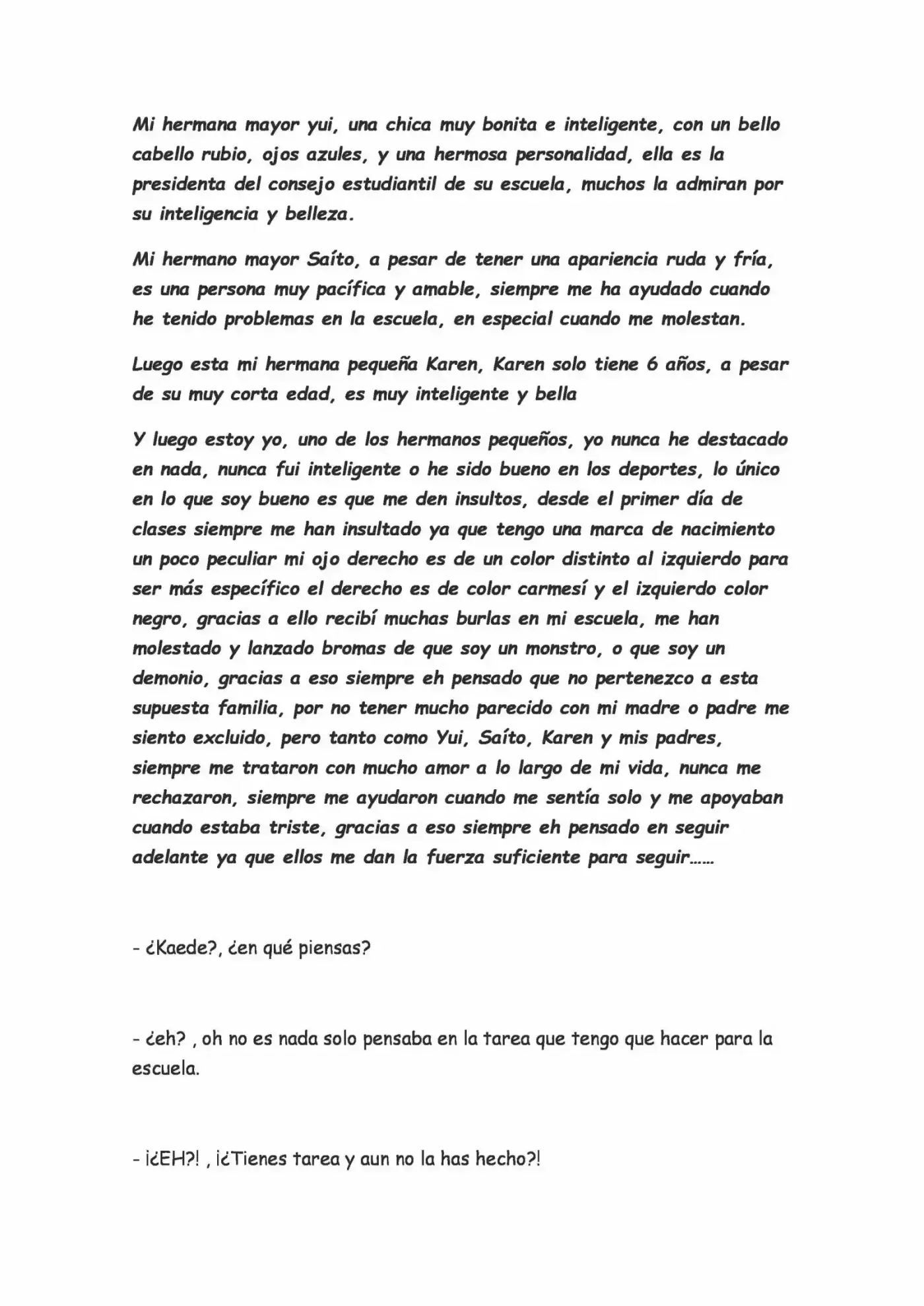Kitanai Kokoro (Novela) - Capítulo 0.1 - Página 2 - LectorTMOo