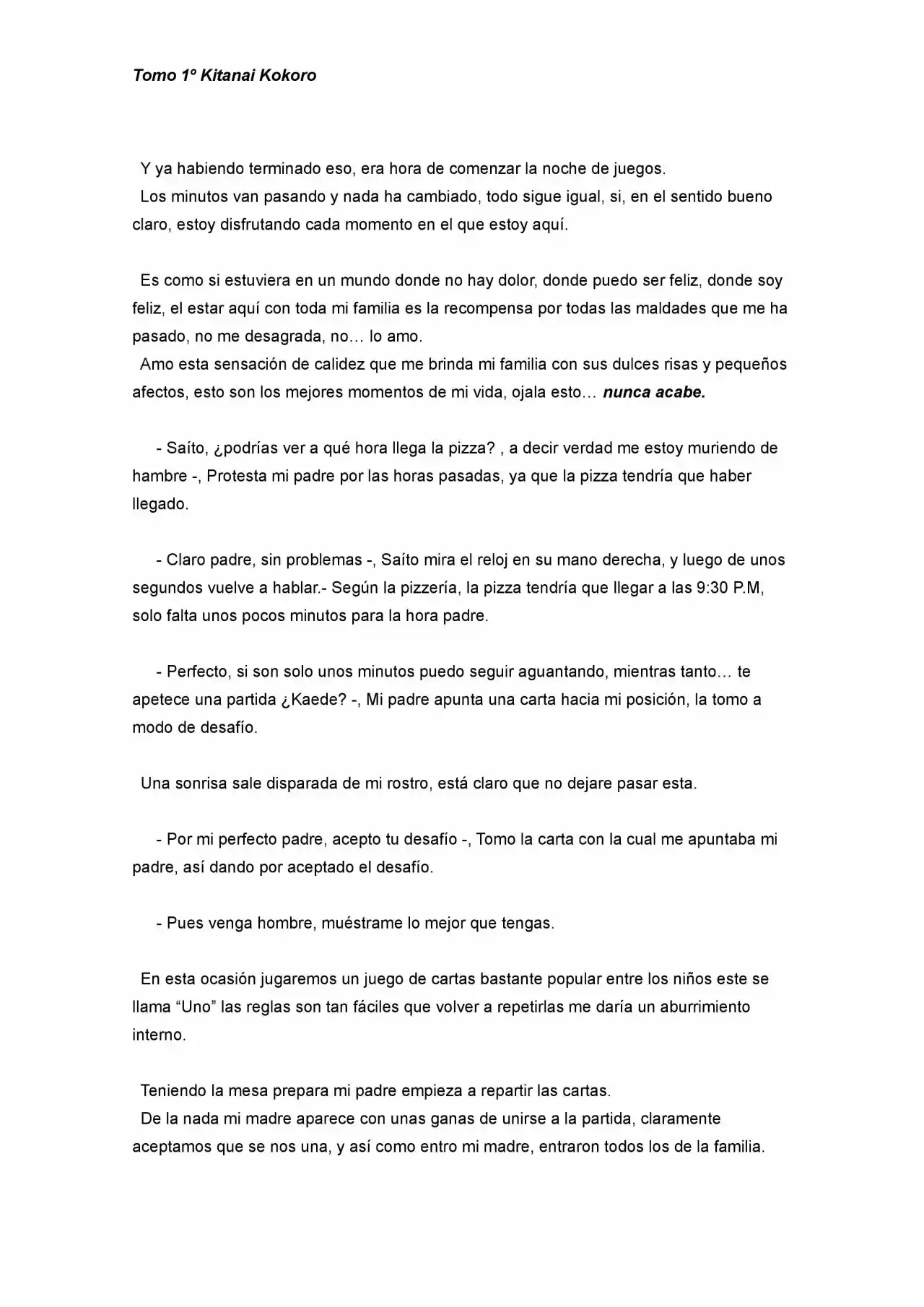 Kitanai Kokoro (Novela) - Capítulo 1.5 - Página 14 - LectorTMOo