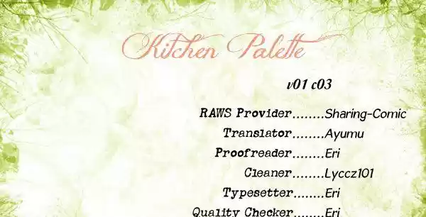 Kitchen Palette: Komugi No Renai Fuumi Shugyou Shitate - Capítulo 3 - Página 3 - LectorTMOo