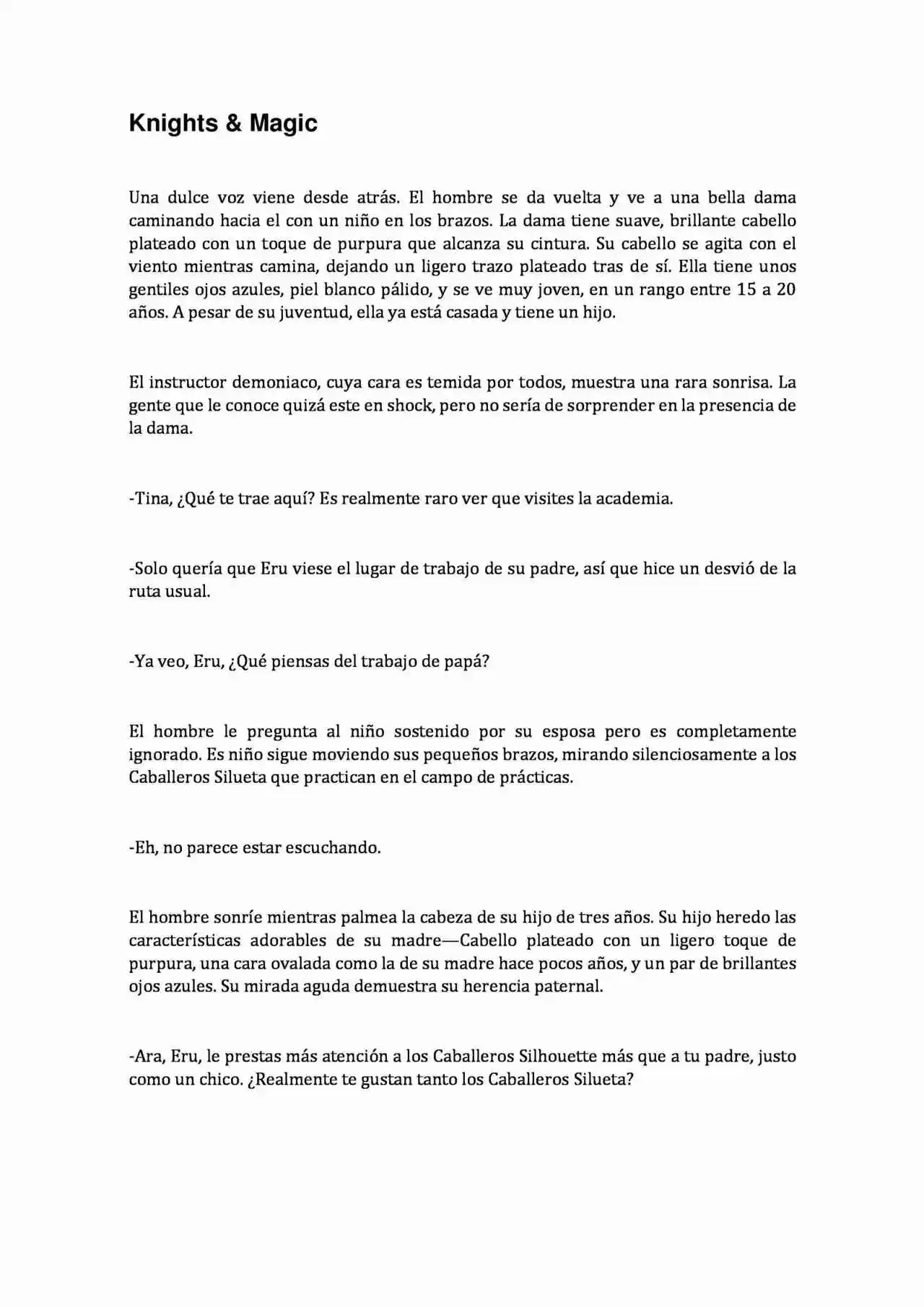 Knights & Magic (Novela) - Capítulo 1 - Página 6 - LectorTMOo