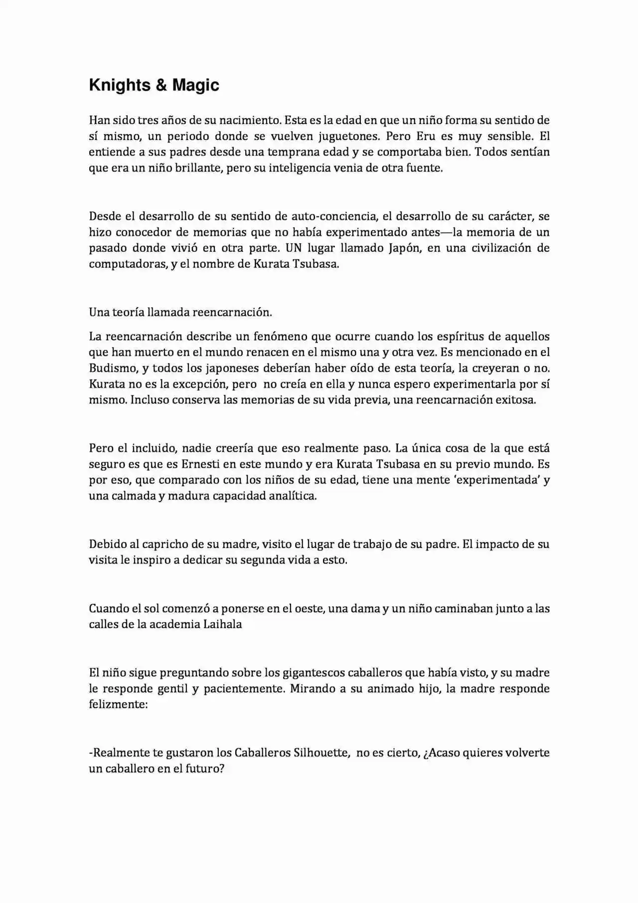 Knights & Magic (Novela) - Capítulo 1 - Página 8 - LectorTMOo