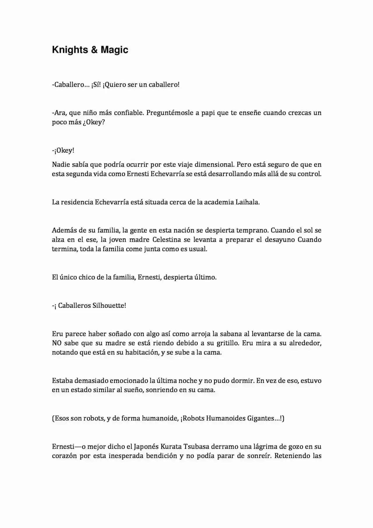 Knights & Magic (Novela) - Capítulo 1 - Página 9 - LectorTMOo