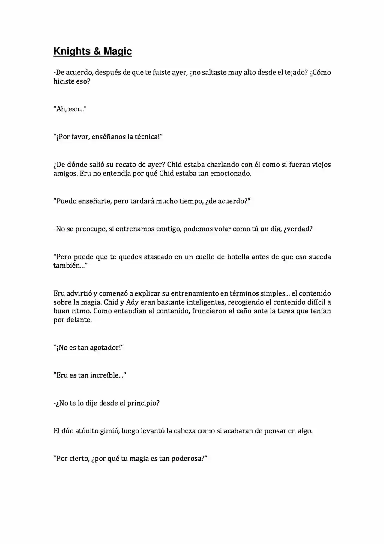 Knights & Magic (Novela) - Capítulo 2 - Página 10 - LectorTMOo