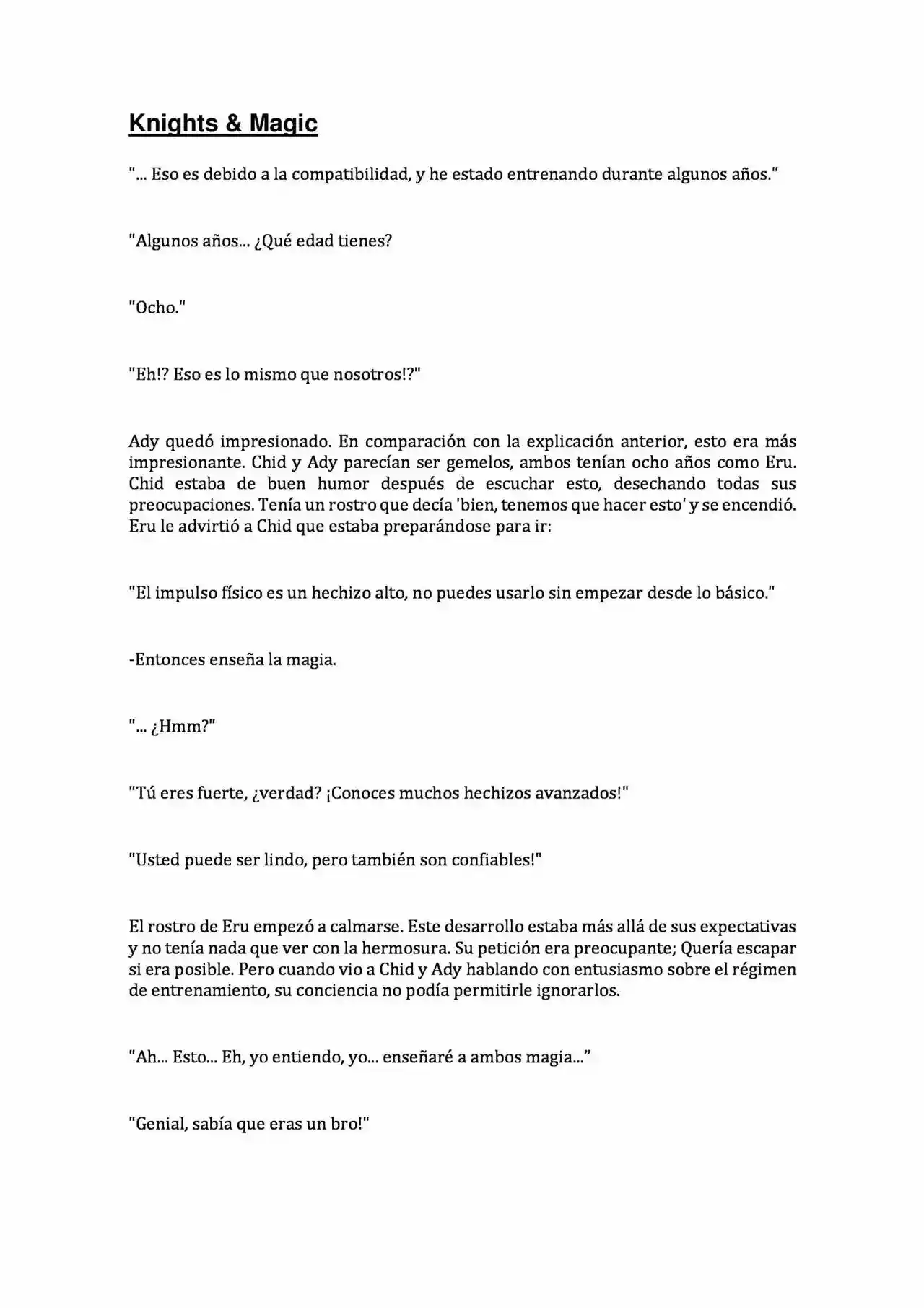 Knights & Magic (Novela) - Capítulo 2 - Página 11 - LectorTMOo