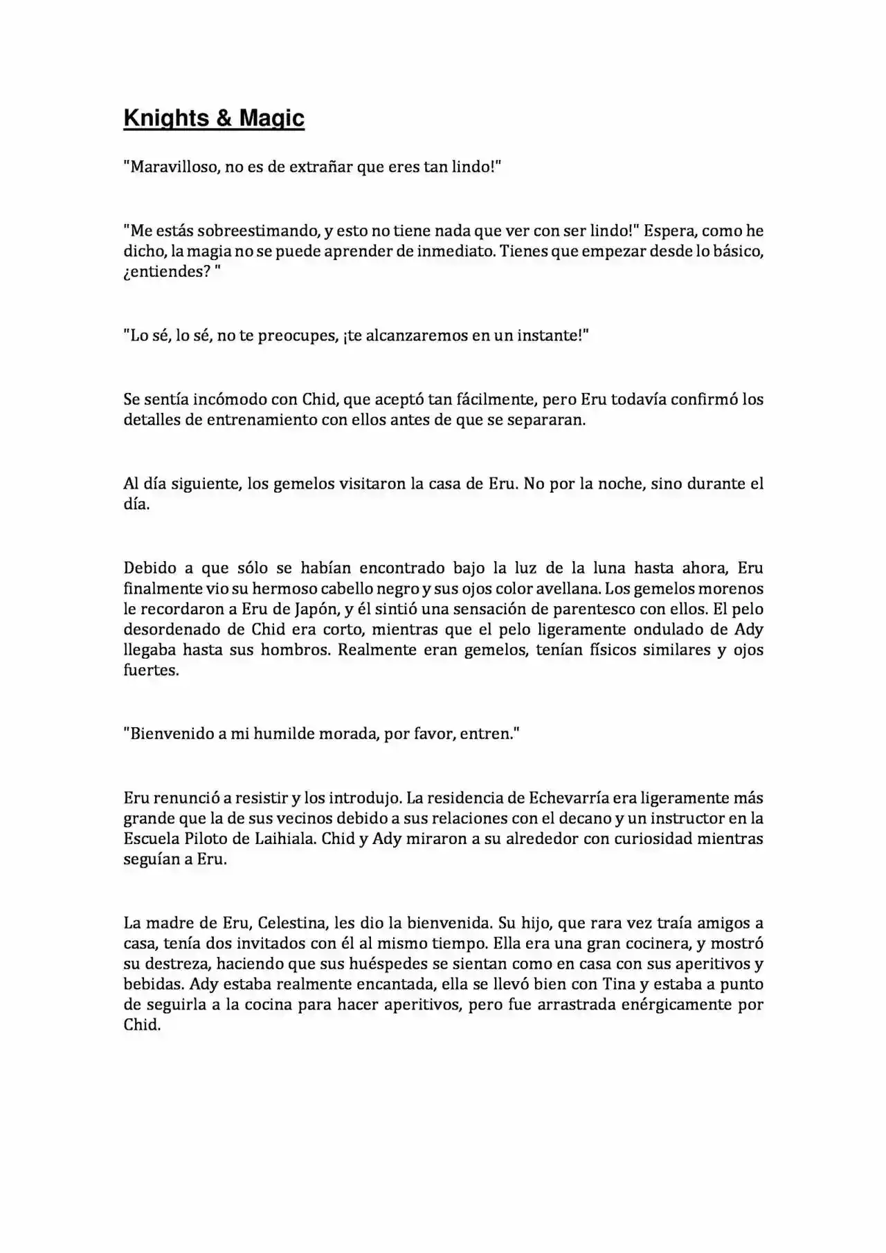 Knights & Magic (Novela) - Capítulo 2 - Página 12 - LectorTMOo