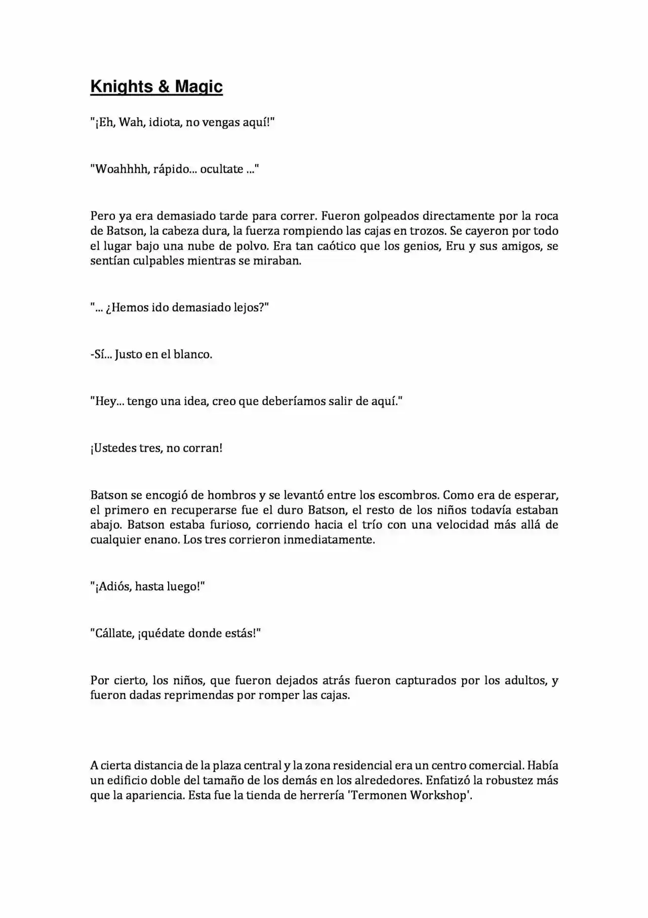 Knights & Magic (Novela) - Capítulo 2 - Página 21 - LectorTMOo