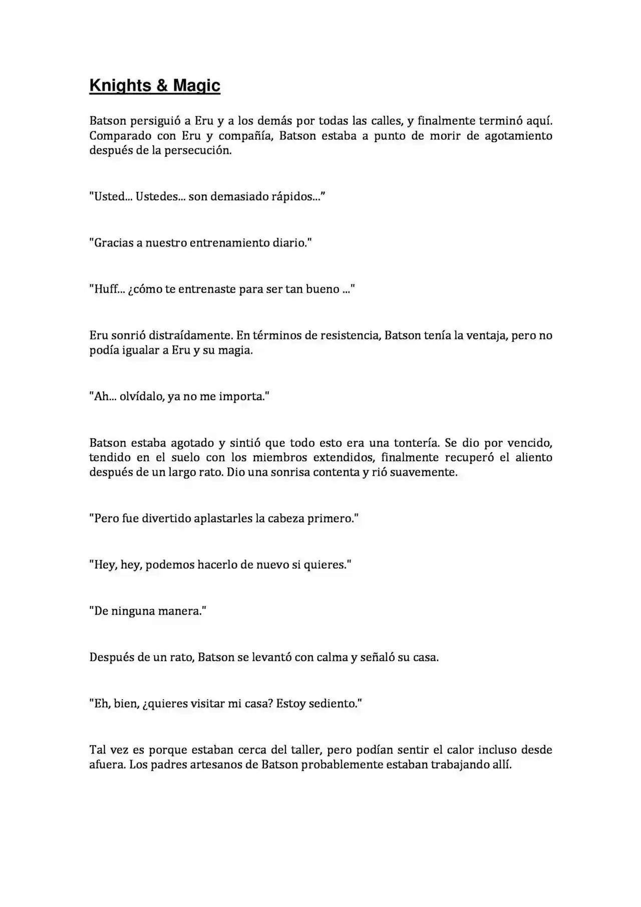 Knights & Magic (Novela) - Capítulo 2 - Página 22 - LectorTMOo