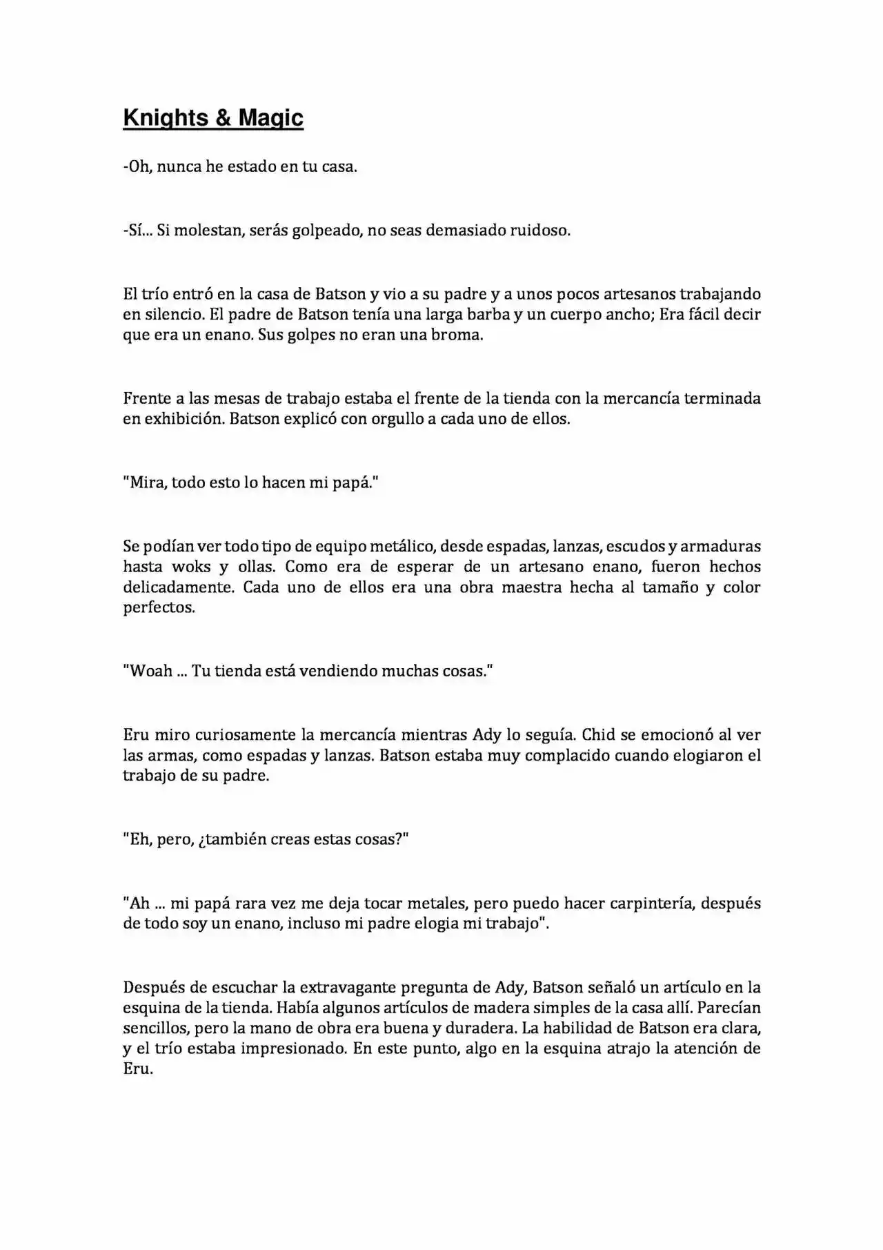 Knights & Magic (Novela) - Capítulo 2 - Página 23 - LectorTMOo