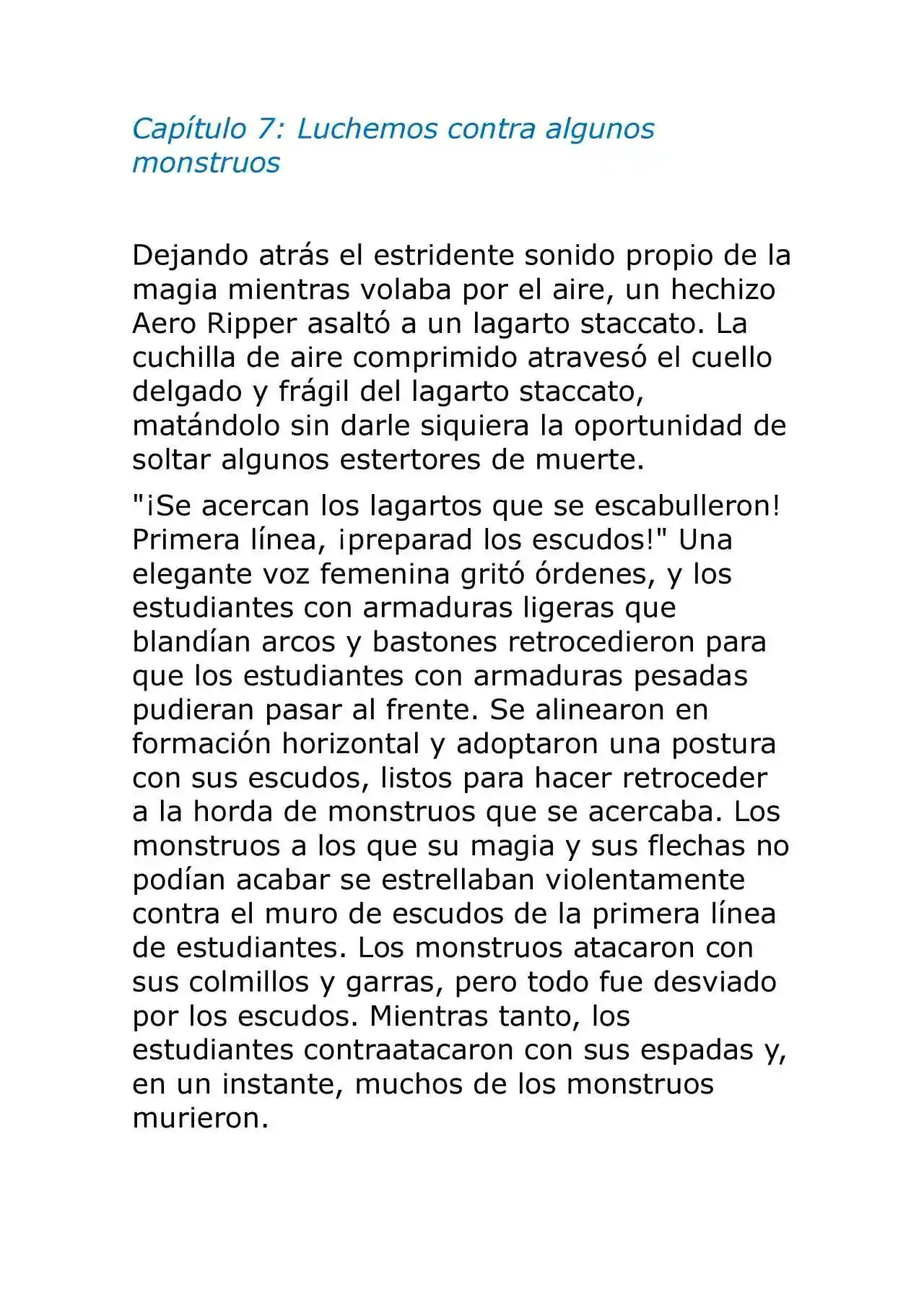 Knights & Magic (Novela) - Capítulo 7 - Página 1 - LectorTMOo