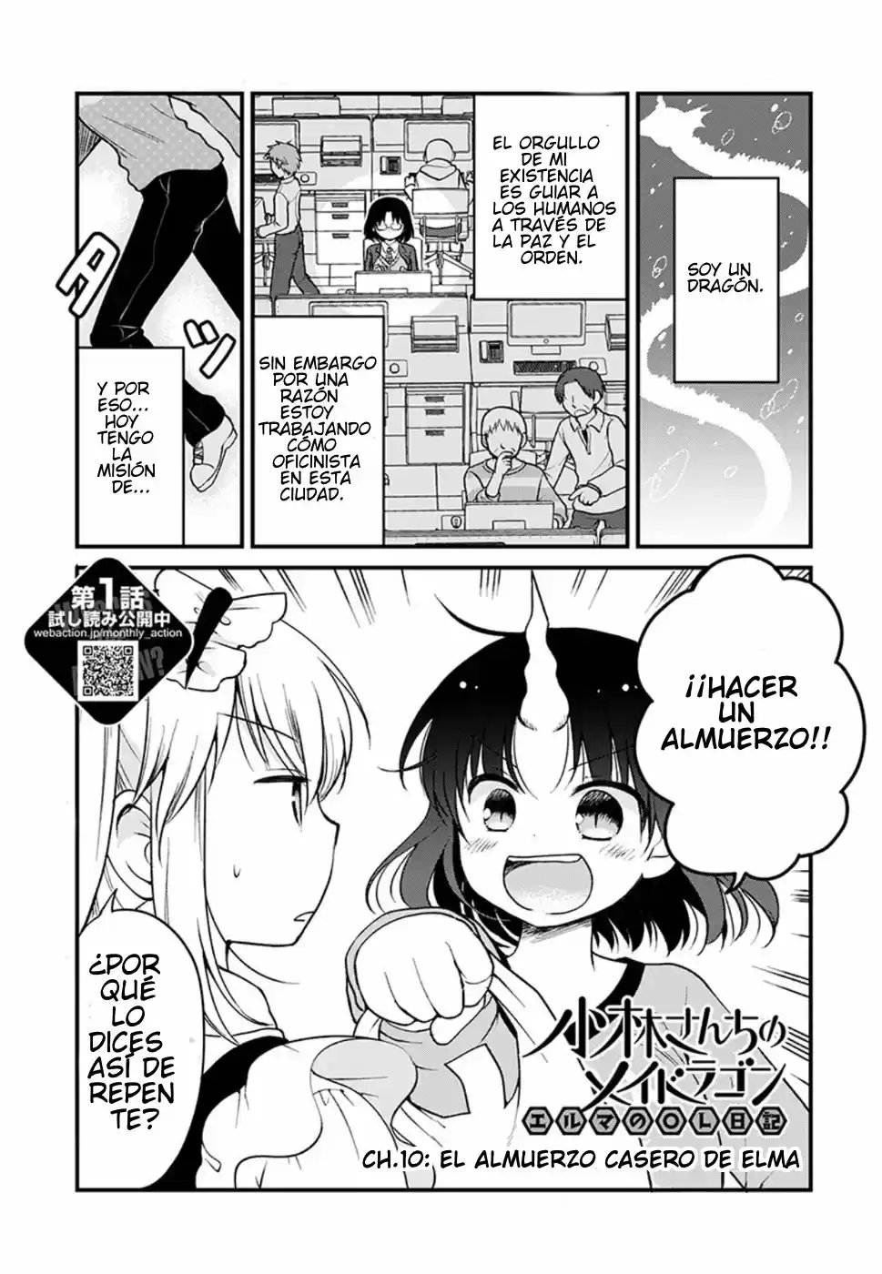 Kobayashi-san Chi No Maid Dragon: Kanna No Nichijou - Capítulo 10 - Página 1 - LectorTMOo