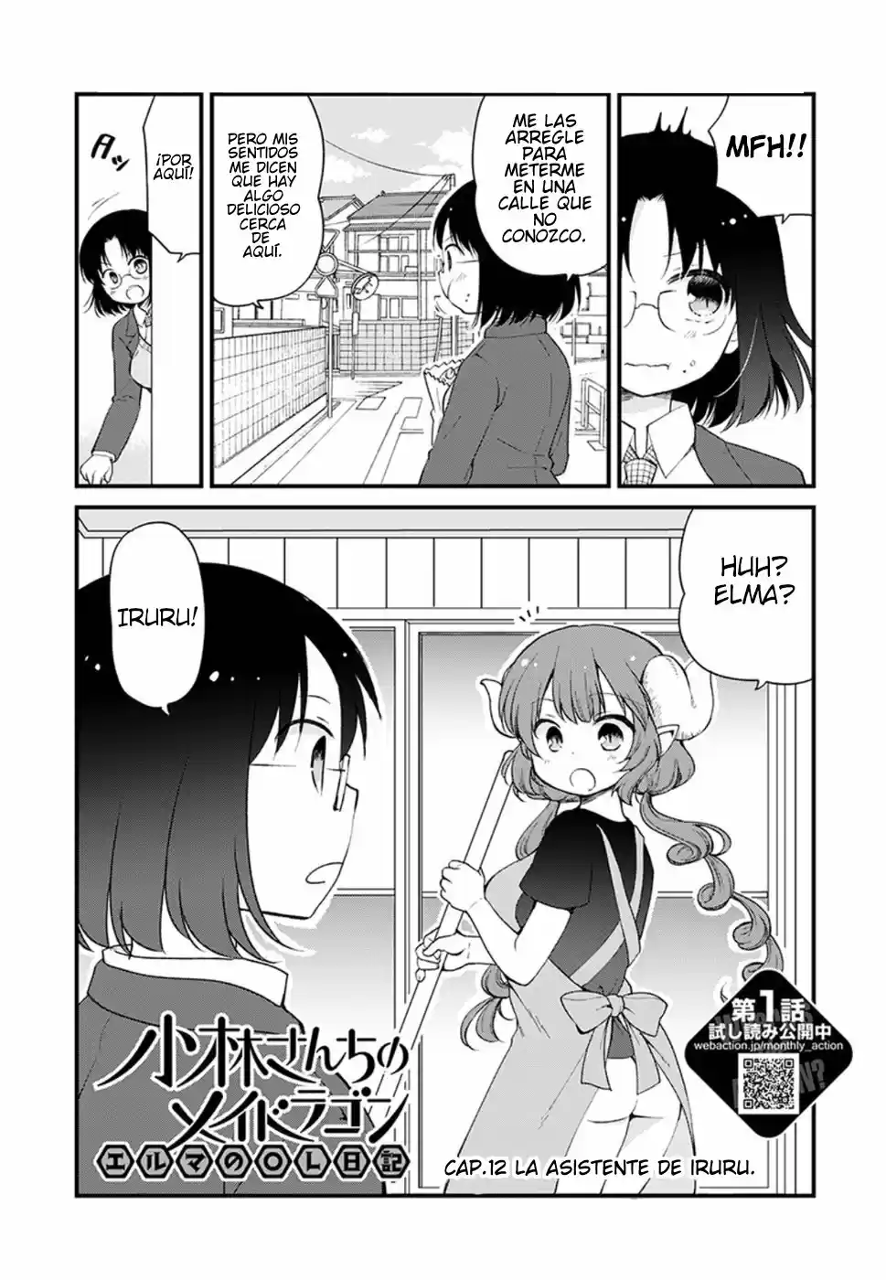 Kobayashi-san Chi No Maid Dragon: Kanna No Nichijou - Capítulo 12 - Página 1 - LectorTMOo