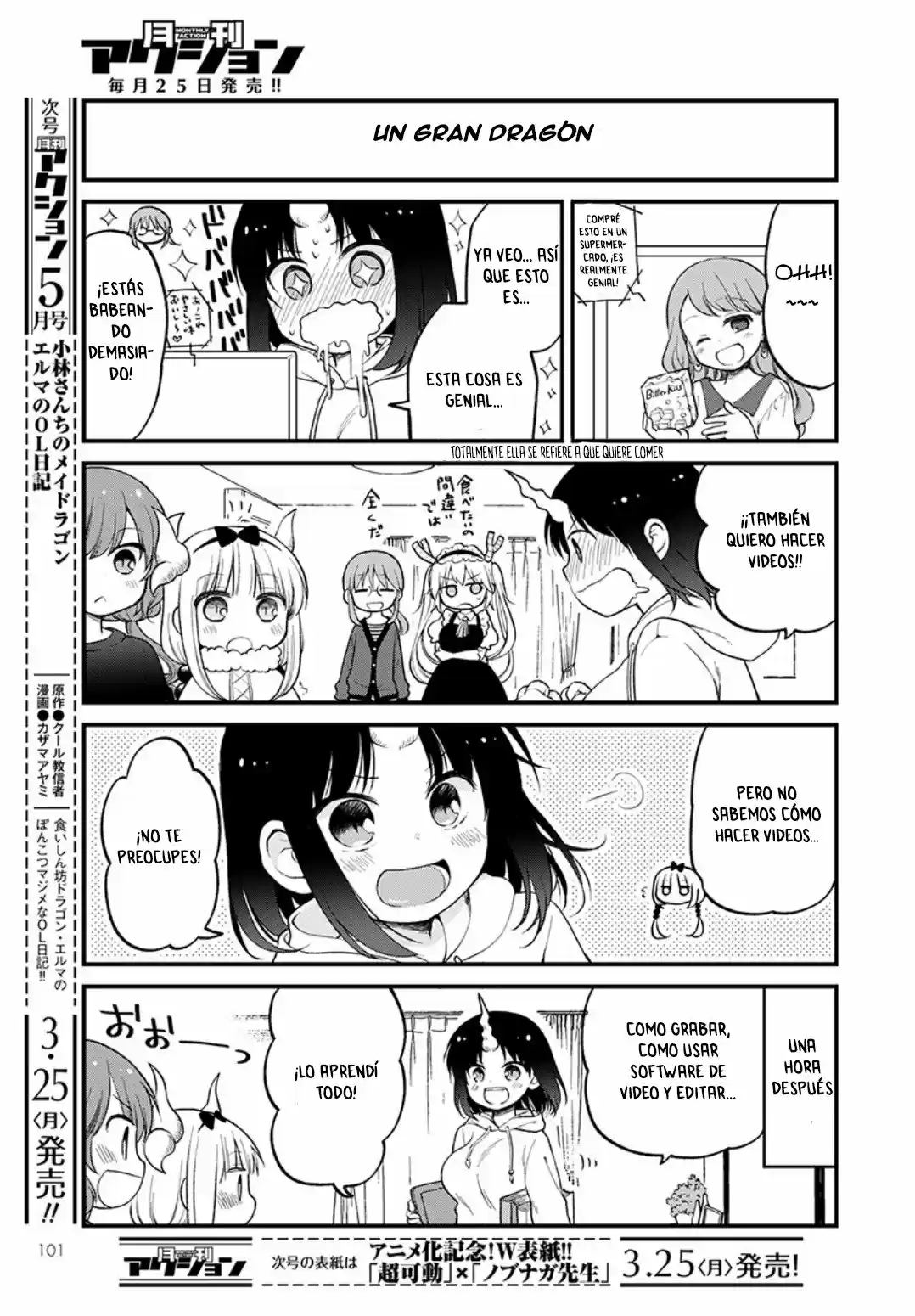 Kobayashi-san Chi No Maid Dragon: Kanna No Nichijou - Capítulo 19 - Página 5 - LectorTMOo