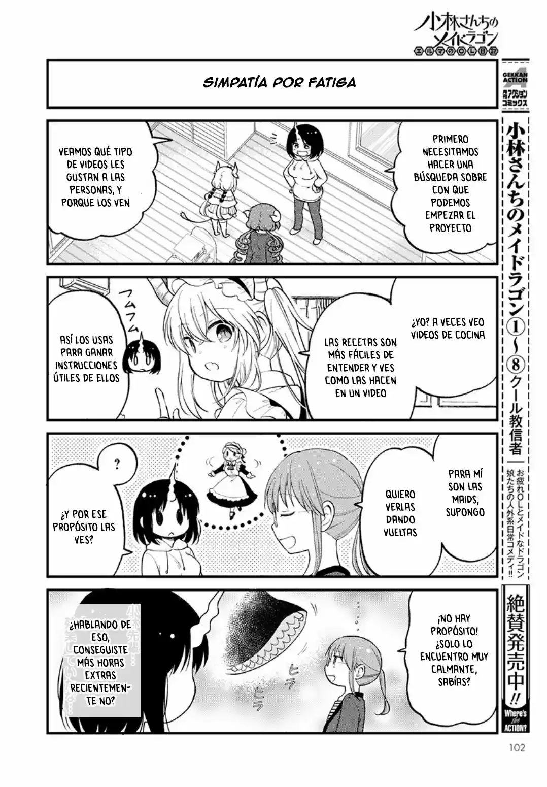 Kobayashi-san Chi No Maid Dragon: Kanna No Nichijou - Capítulo 19 - Página 6 - LectorTMOo