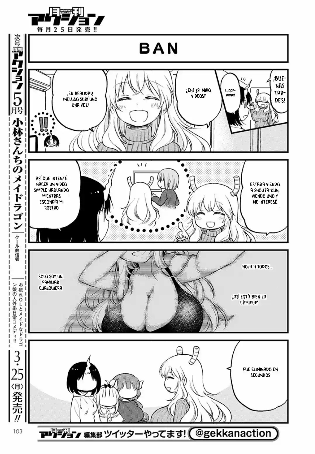 Kobayashi-san Chi No Maid Dragon: Kanna No Nichijou - Capítulo 19 - Página 7 - LectorTMOo