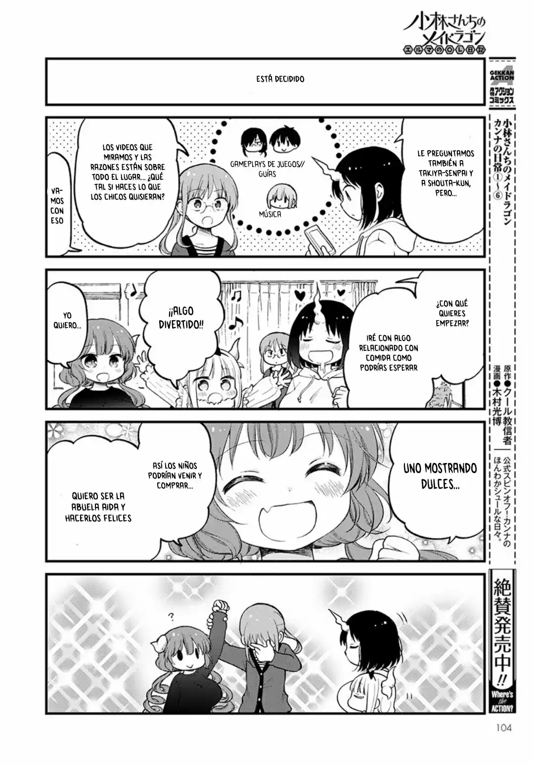 Kobayashi-san Chi No Maid Dragon: Kanna No Nichijou - Capítulo 19 - Página 8 - LectorTMOo