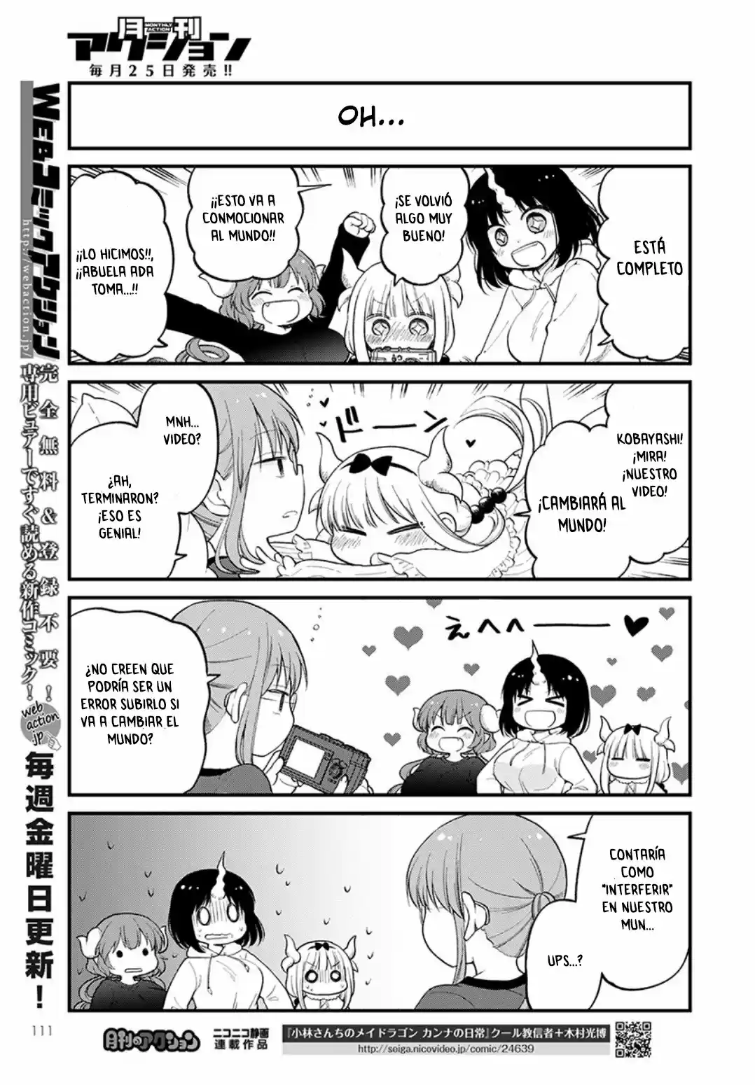 Kobayashi-san Chi No Maid Dragon: Kanna No Nichijou - Capítulo 19 - Página 15 - LectorTMOo