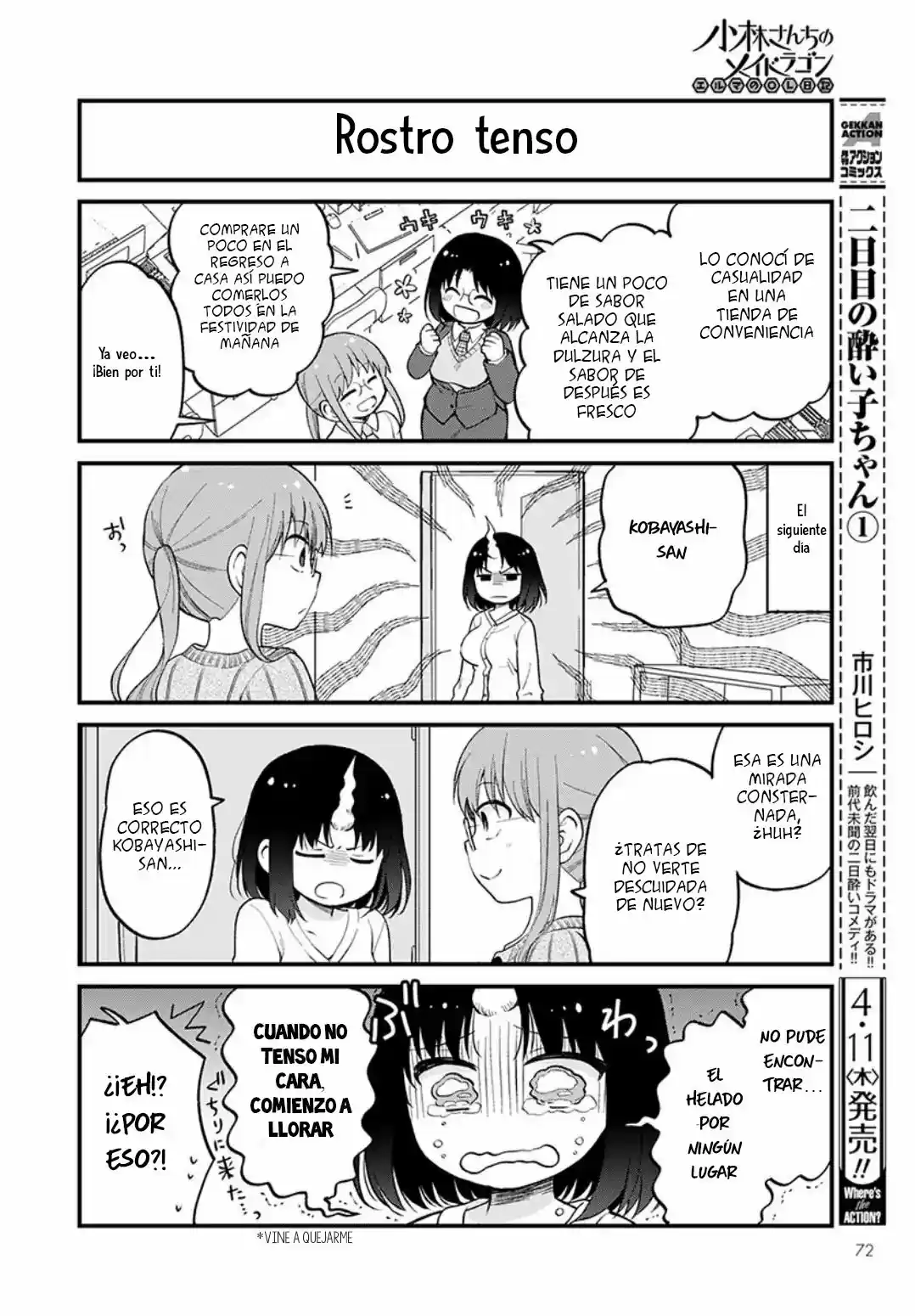 Kobayashi-san Chi No Maid Dragon: Kanna No Nichijou - Capítulo 20 - Página 4 - LectorTMOo