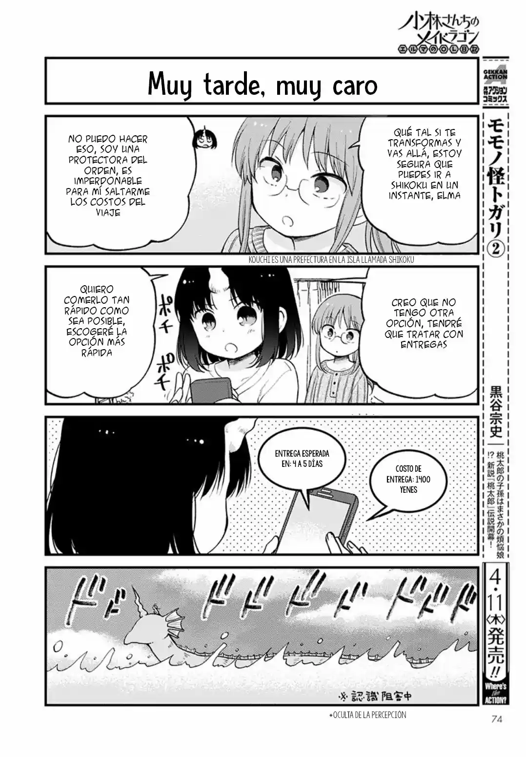 Kobayashi-san Chi No Maid Dragon: Kanna No Nichijou - Capítulo 20 - Página 6 - LectorTMOo