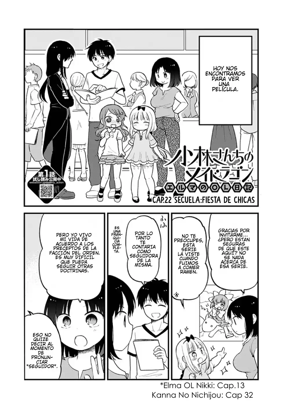 Kobayashi-san Chi No Maid Dragon: Kanna No Nichijou - Capítulo 22 - Página 1 - LectorTMOo